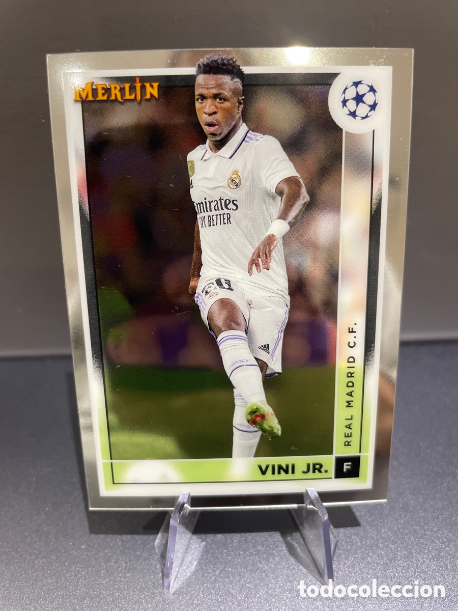 Cromos de F&uacute;tbol: Vinicius Vini Jr 118 Topps Merlin 2022-23 Real Madrid