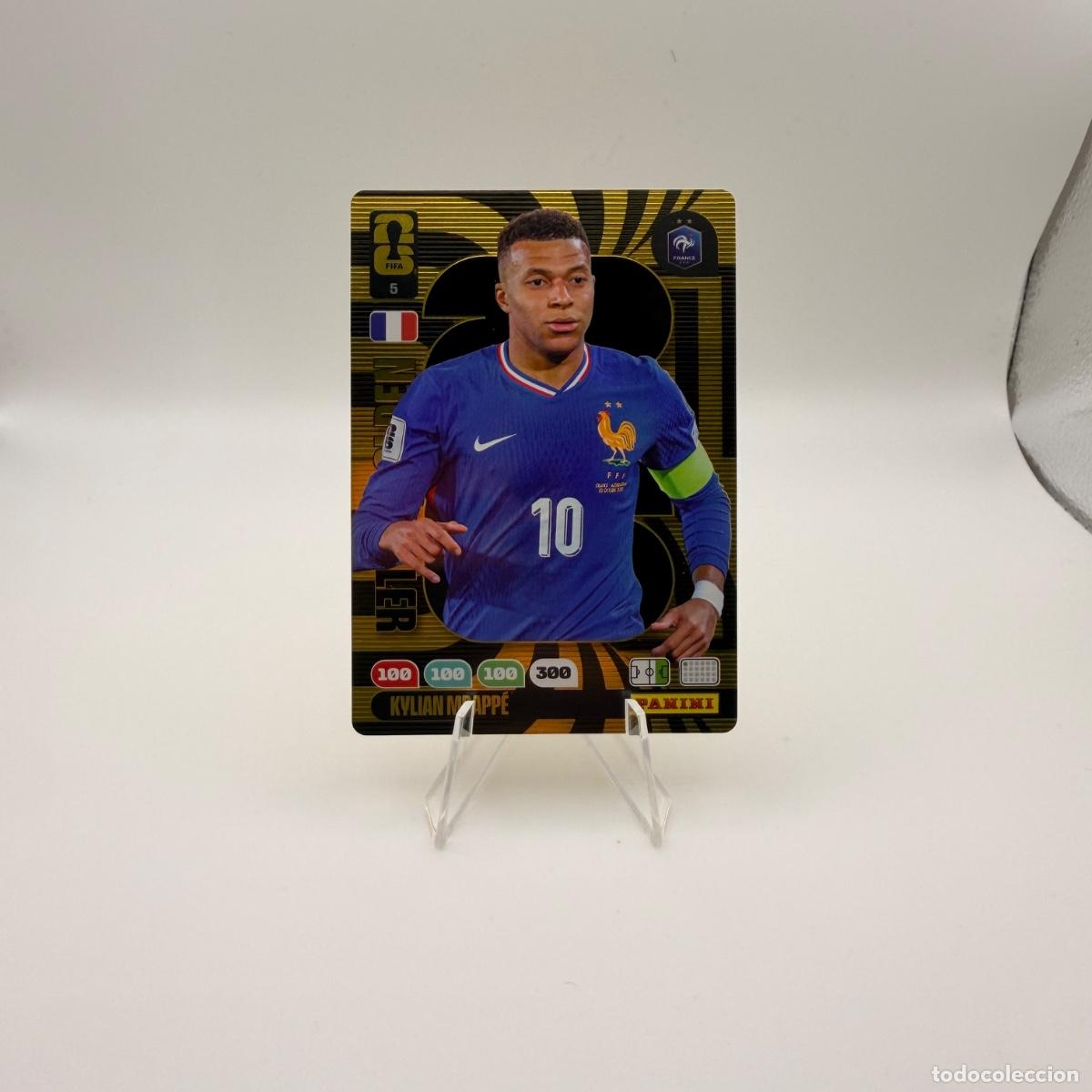Cromos de F&uacute;tbol: 5 Kylian Mbapp&eacute; Golden Baller Adrenalyn FIFA 2026
