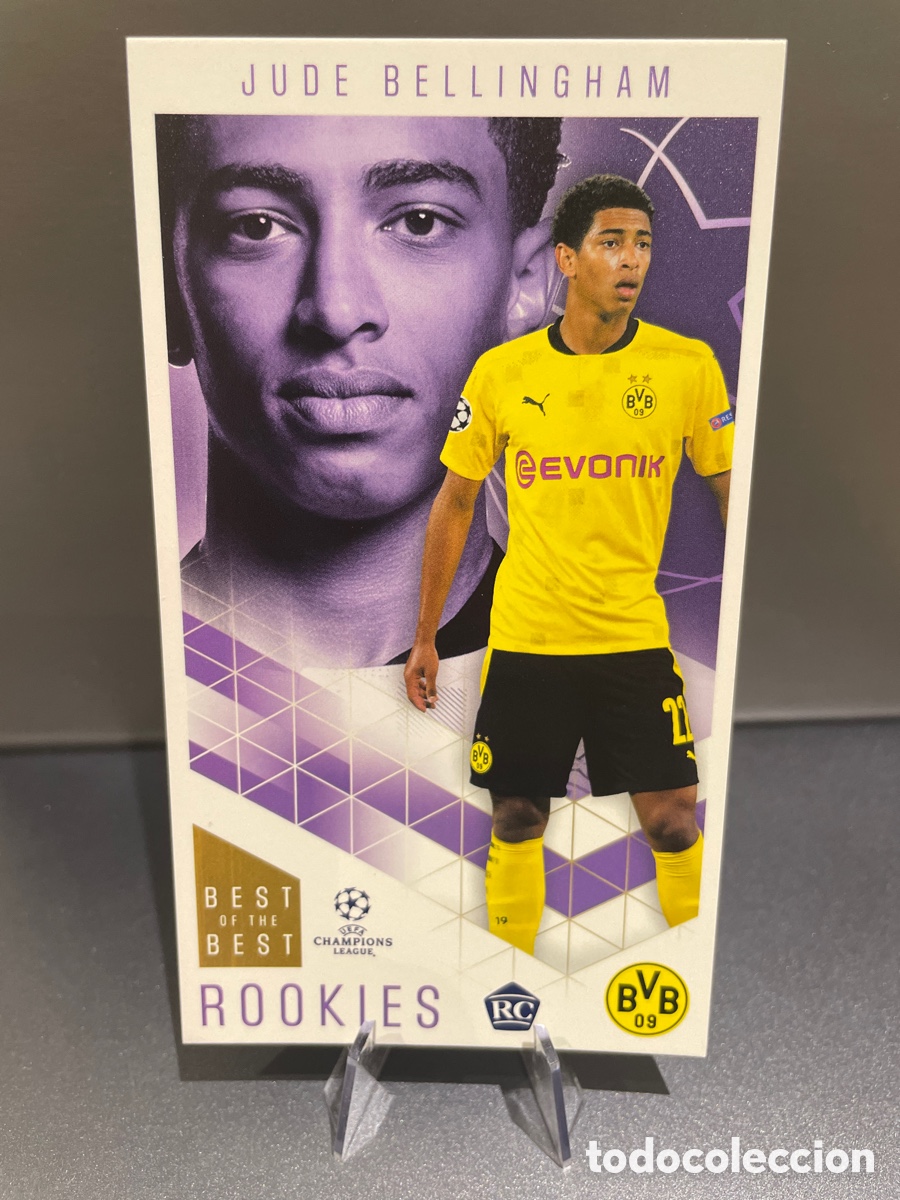 Fu&szlig;ball-Sticker: Bellingham 43 Rookie Best of the Best UCL 2020-21 Topps Borussia Dortmund