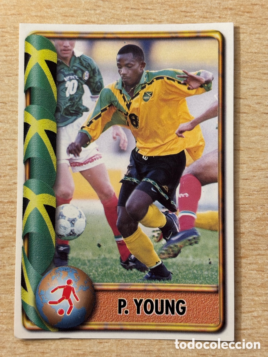 Fu&szlig;ball-Sticker: # 342 Young Jamaica Mundial Francia 98 Ediciones Estadio