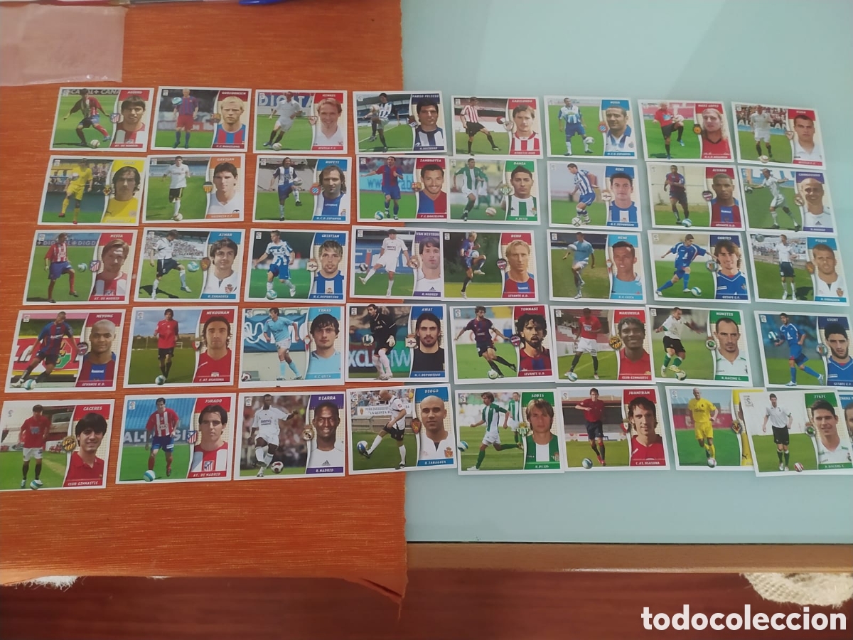 Cromos de Futebol: Lote 41 fichajes de este 2006 2007 nuevos sin pegar (Ag&uuml;ero, Piqu&eacute;,Cannavaro etc)