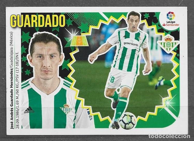 Cromos de F&uacute;tbol: Liga Este 2018/19 - Guardado - N&ordm; 9 - Real Betis