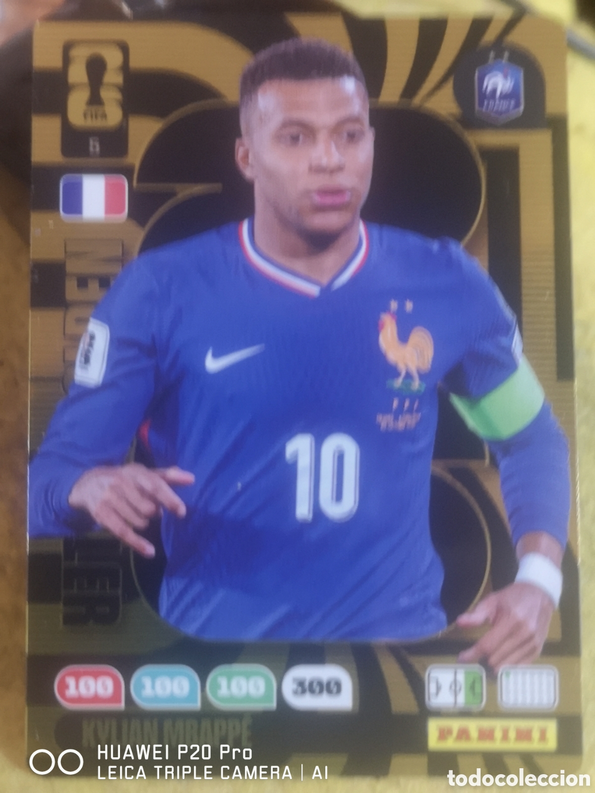 Cromos de F&uacute;tbol: KYLIAN MBAPPE ADRENALYN FIFA WORLD CUP 2026 GOLDEN BALLER FRANCIA 5