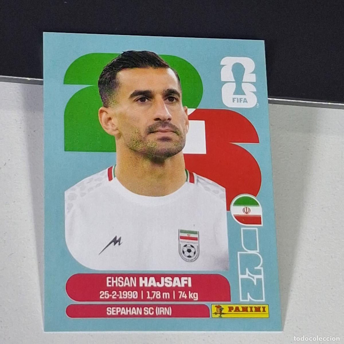 Cromos de F&uacute;tbol: B3 IRN4 EHSAN HAJSAFI 4 IR&Aacute;N IRAO IRN MUNDIAL FIFA WORLD CUP 2026 STICKER PANINI