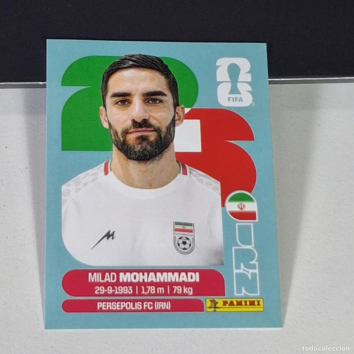 Cromos de F&uacute;tbol: B3 IRN5 MILAD MOHAMMADI 5 IR&Aacute;N IRAO IRN MUNDIAL FIFA WORLD CUP 2026 STICKER PANINI