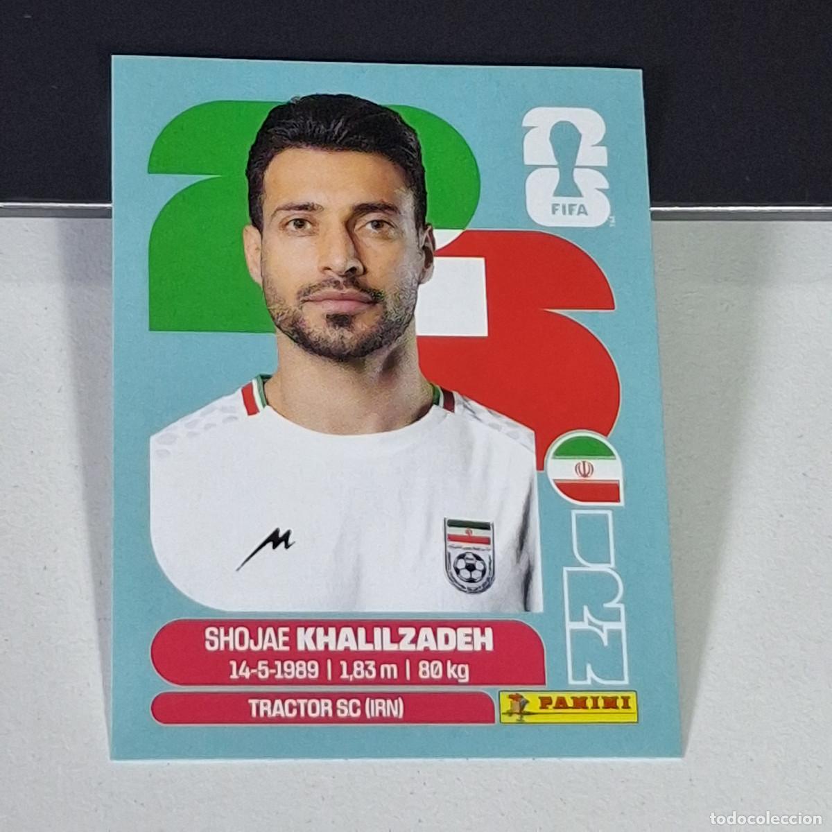 Cromos de F&uacute;tbol: B3 IRN6 SHOJAE KHALILZADEH 6 IR&Aacute;N IRAO IRN MUNDIAL FIFA WORLD CUP 2026 STICKER PANINI