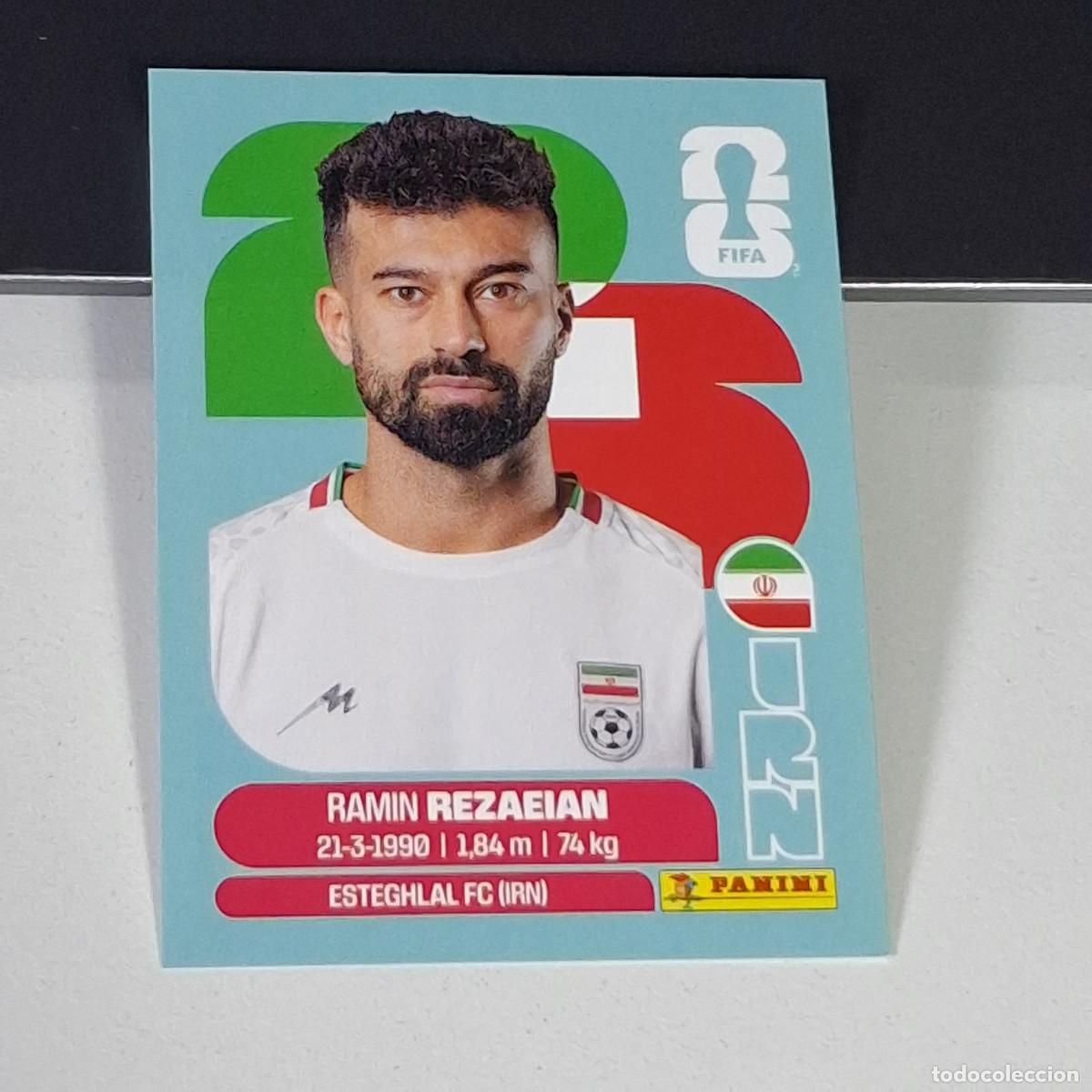 Cromos de F&uacute;tbol: B3 IRN7 RAMIN REZAEIAN 7 IR&Aacute;N IRAO IRN MUNDIAL FIFA WORLD CUP 2026 STICKER PANINI