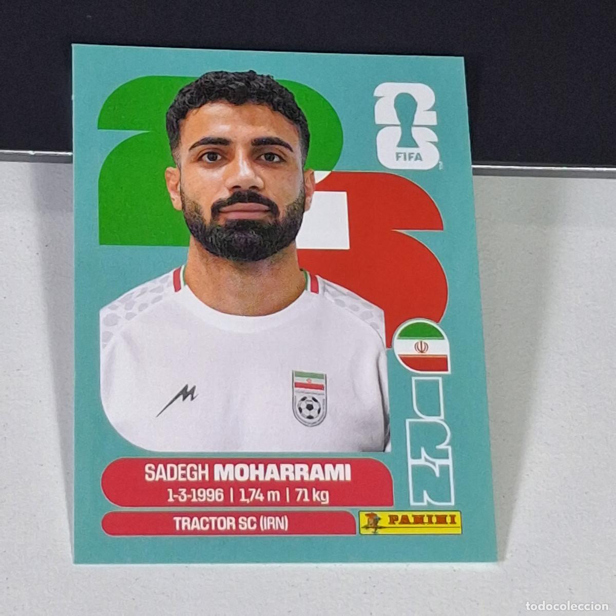 Cartes &agrave; collectionner de Football: B3 IRN9 SADEGH MOHARRAMI 9 IR&Aacute;N IRAO IRN MUNDIAL FIFA WORLD CUP 2026 STICKER PANINI