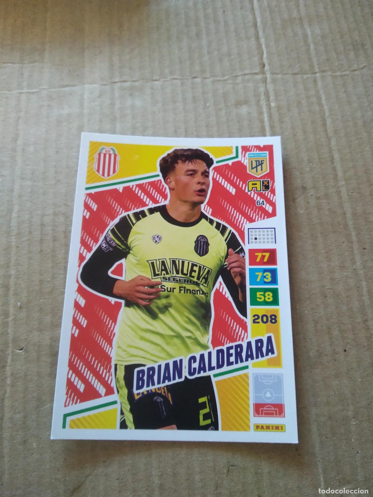 Figurine di Calcio: 64 BRIAN CALDERARA BARRACAS CENTRAL CROMO FUTBOL PANINI ARGENTINO 2023 LIGA ARGENTINA ADRENALYN