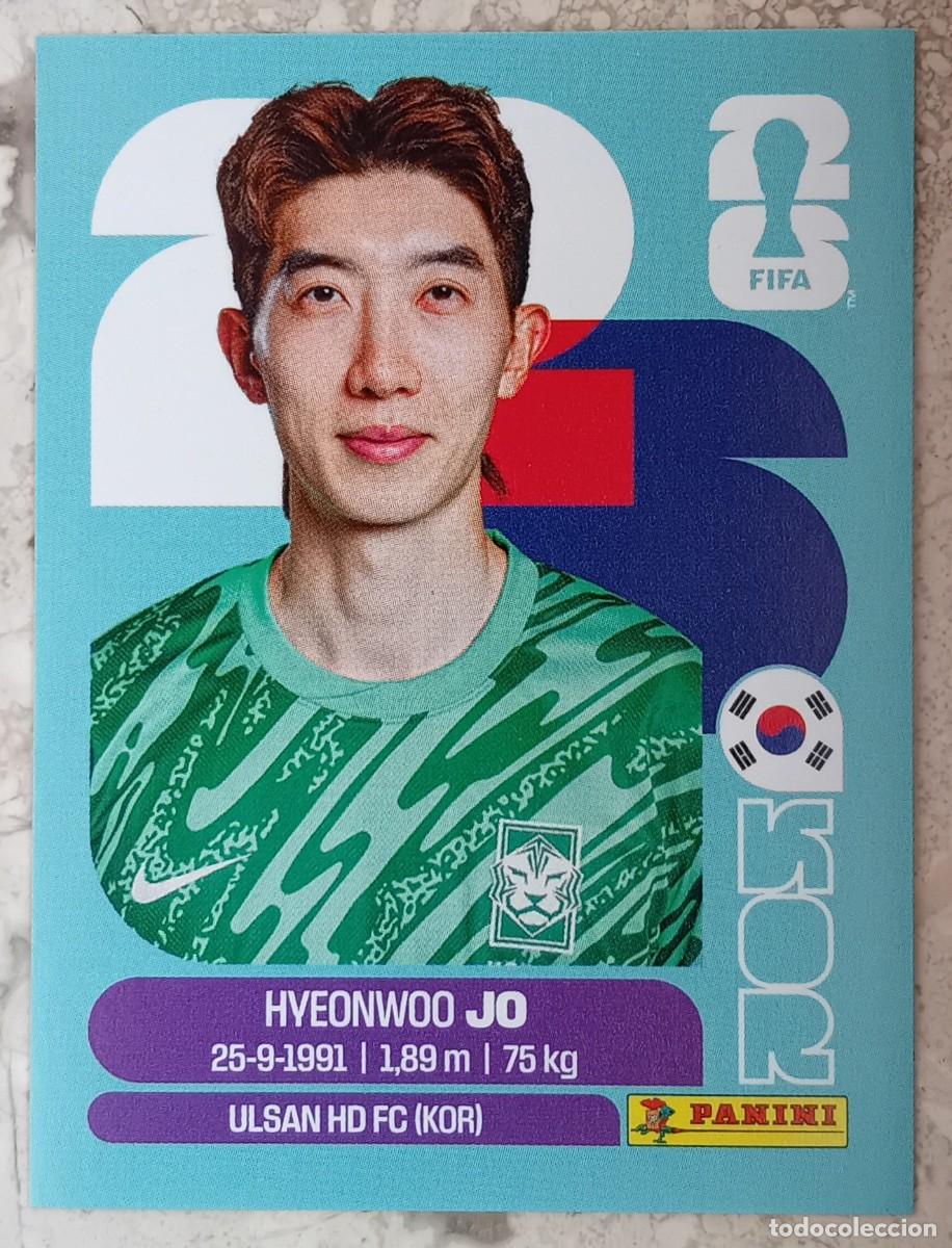 Cartes &agrave; collectionner de Football: Figurina Panini 2026 Cromo World Cup Usa Mundial 2026 Hyeonwoo Jo Korea Republic n KOR 2