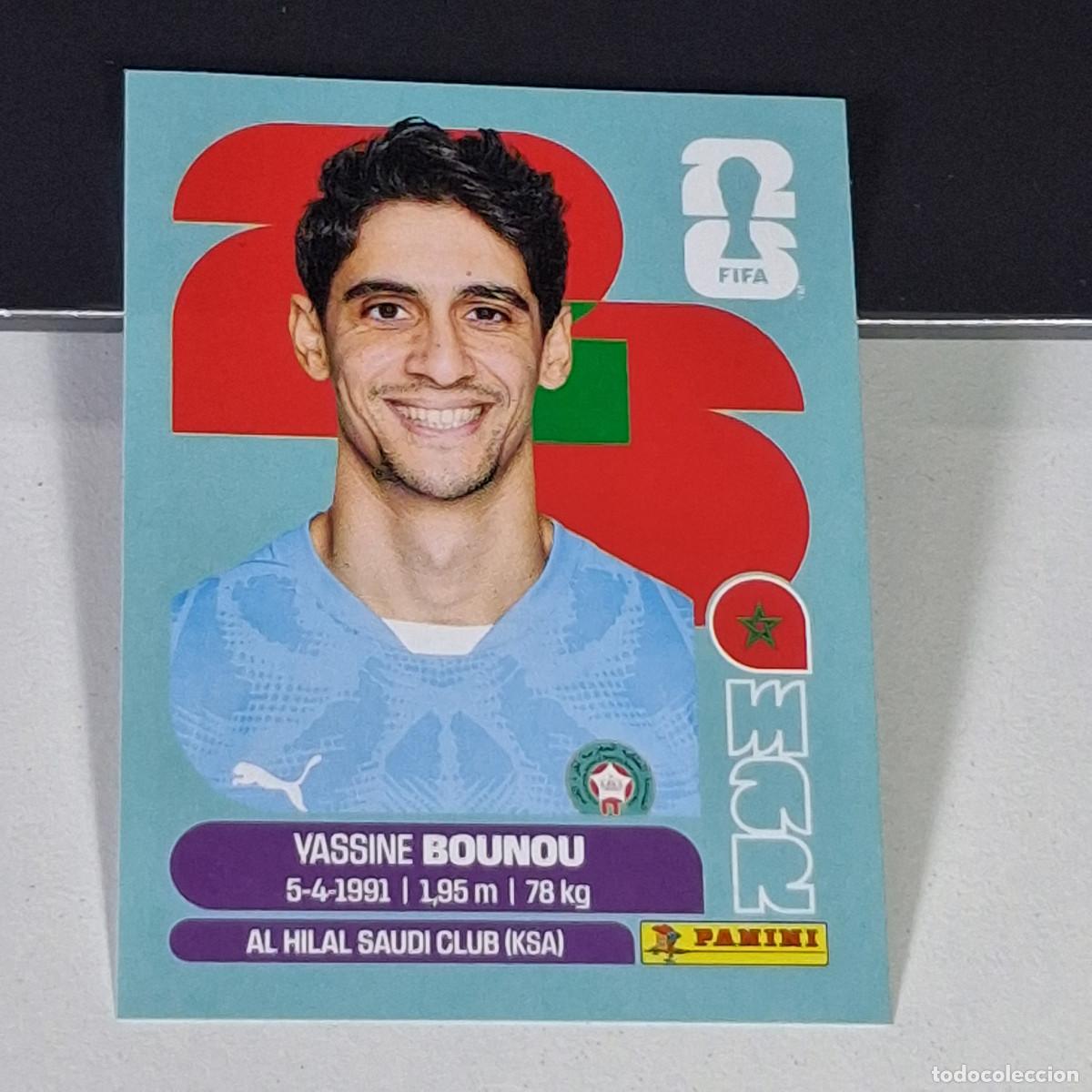 Cromos de F&uacute;tbol: B3 MAR2 YASSINE BOUNOU 2 MARRUECOS MOROCCO MAR MUNDIAL FIFA WORLD CUP 2026 STICKER PANINI
