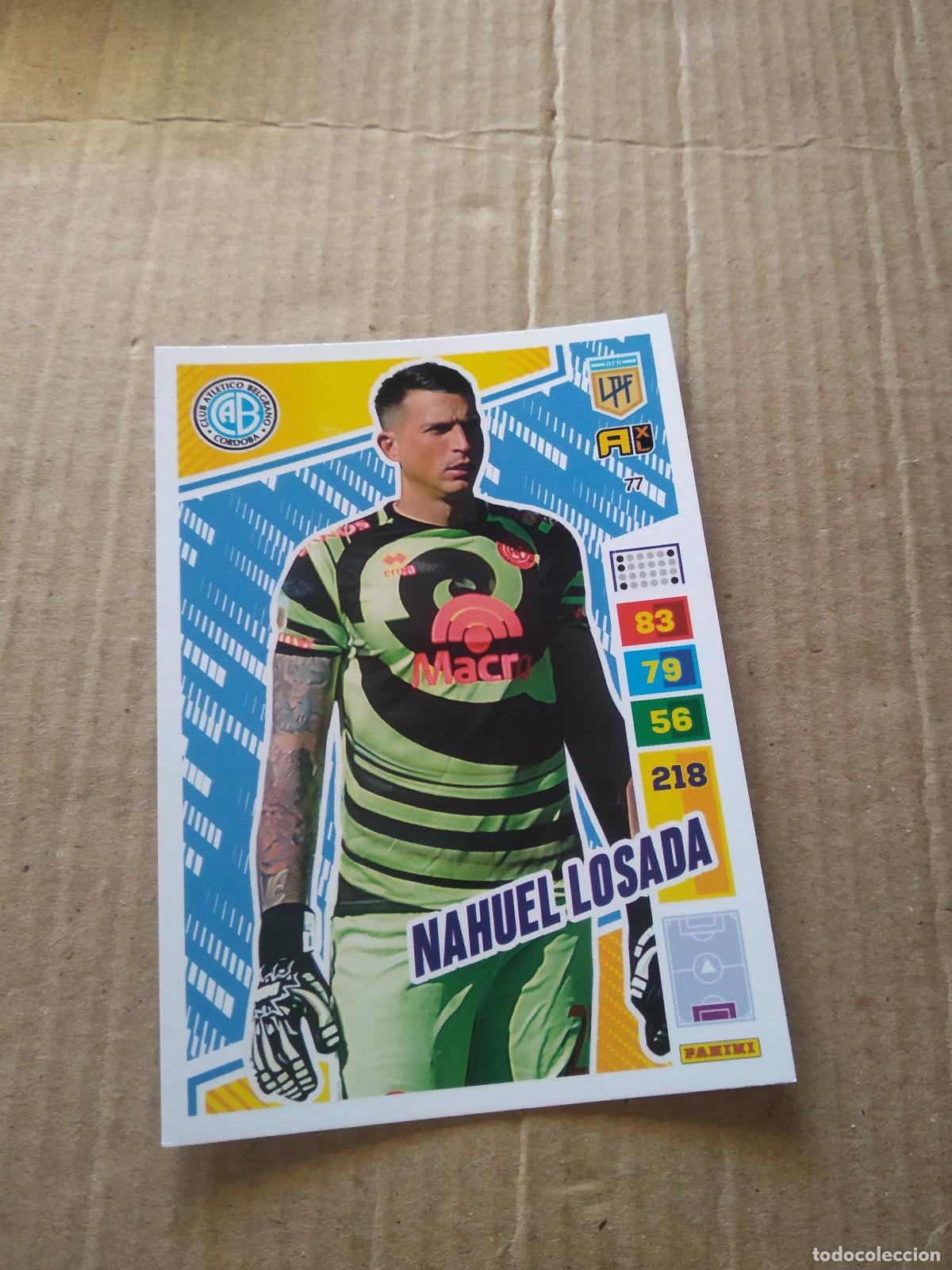Cromos de F&uacute;tbol: 77 NAHUEL LOSADA BELGRANO CROMO FUTBOL PANINI ARGENTINO 2023 LIGA ARGENTINA ADRENALYN