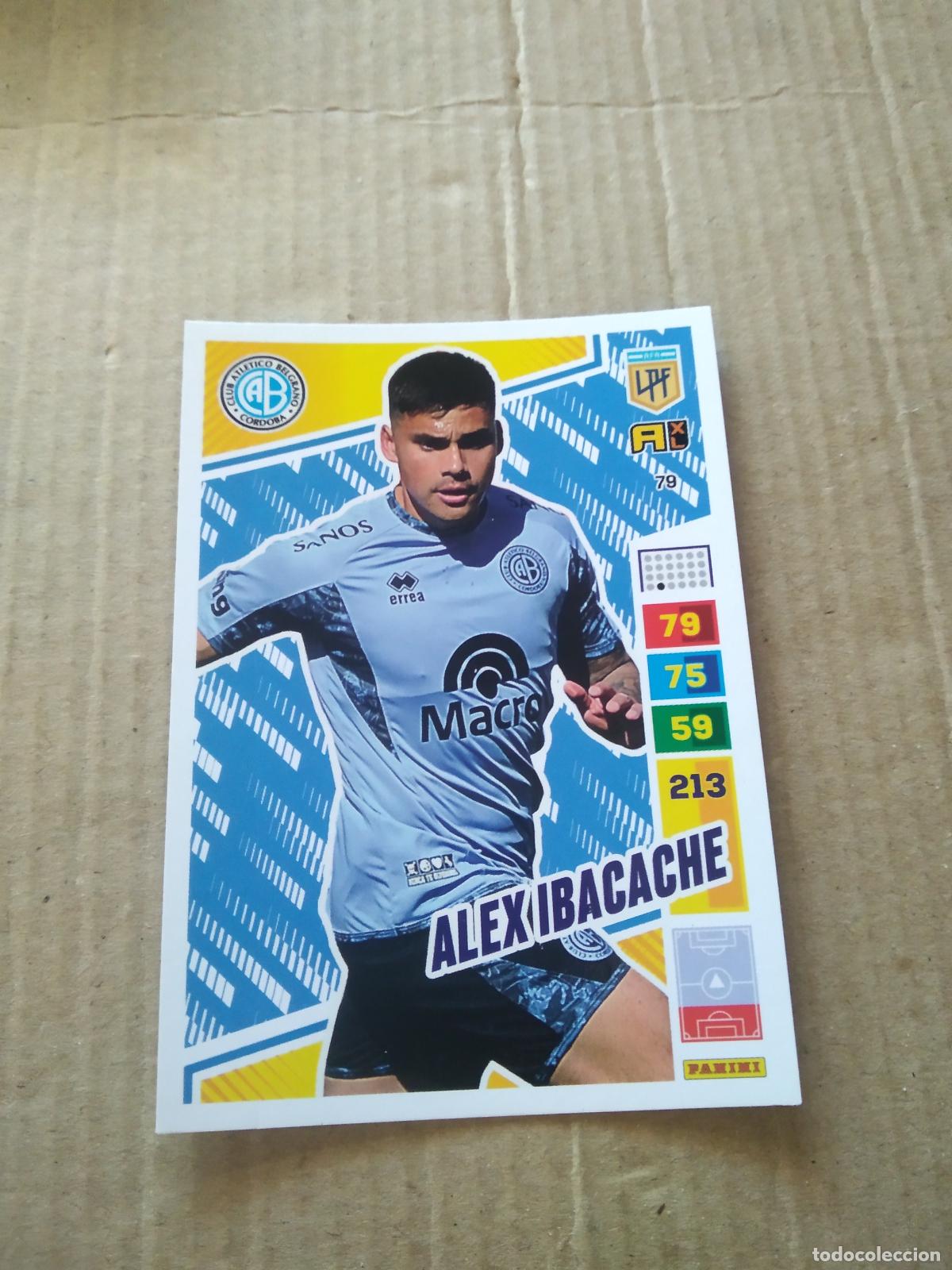 Cromos de F&uacute;tbol: 79 ALEX IBACACHE BELGRANO CROMO FUTBOL PANINI ARGENTINO 2023 LIGA ARGENTINA ADRENALYN