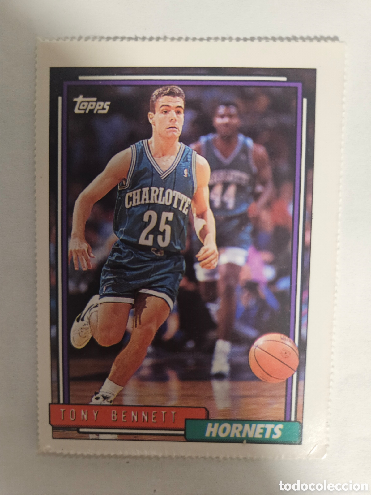 Cromos de F&uacute;tbol: Topps Basketball 1992/93 Rookie Card #353 Tony Bennett Charlotte Hornets NBA Card