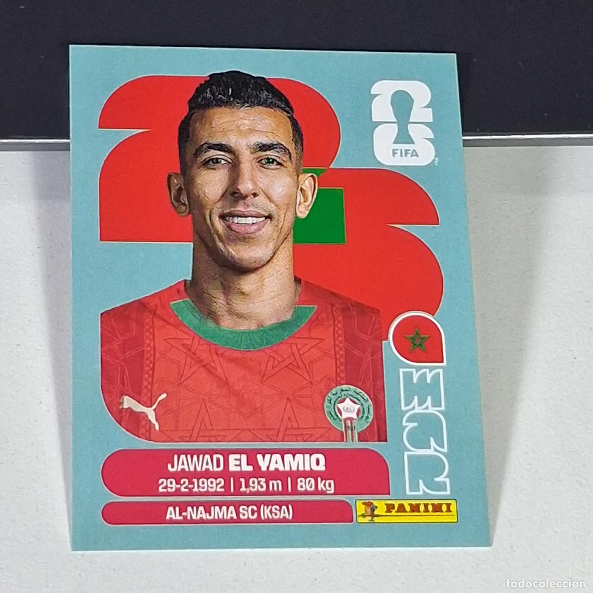 Cromos de F&uacute;tbol: B3 MAR8 JAWAD EL YAMIQ 8 MARRUECOS MOROCCO MAR MUNDIAL FIFA WORLD CUP 2026 STICKER PANINI