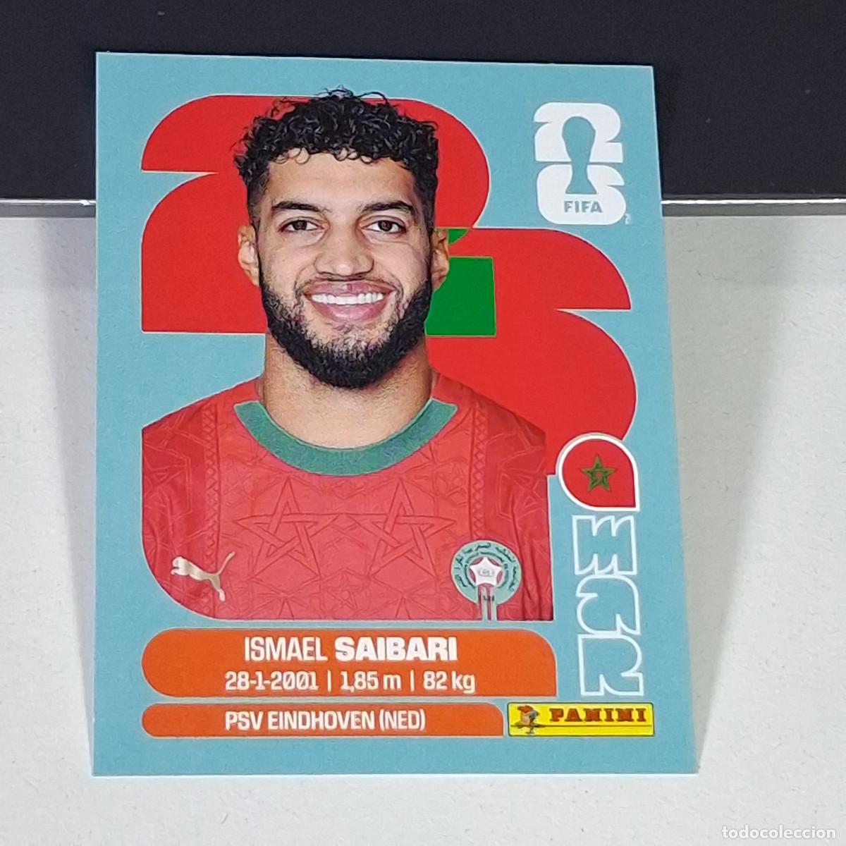 Cromos de F&uacute;tbol: B3 MAR15 ISMAEL SAIBARI 15 MARRUECOS MOROCCO MAR MUNDIAL FIFA WORLD CUP 2026 STICKER PANINI