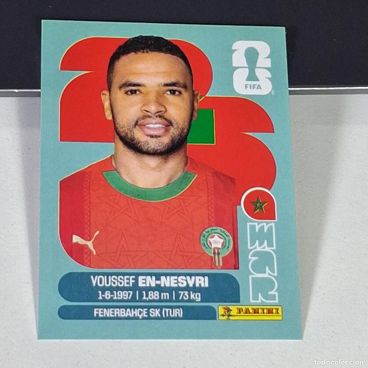 Cromos de F&uacute;tbol: B3 MAR16 YOUSSEF EN-NESYRI 16 MARRUECOS MOROCCO MAR MUNDIAL FIFA WORLD CUP 2026 STICKER PANINI