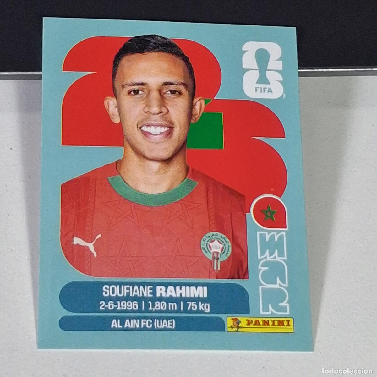 Cromos de F&uacute;tbol: B3 MAR18 SOUFIANE RAHIMI 18 MARRUECOS MOROCCO MAR MUNDIAL FIFA WORLD CUP 2026 STICKER PANINI