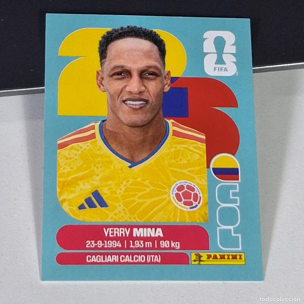 Cromos de F&uacute;tbol: B3 COL5 YERRY MINA 5 COLOMBIA COL MUNDIAL FIFA WORLD CUP 2026 STICKER PANINI
