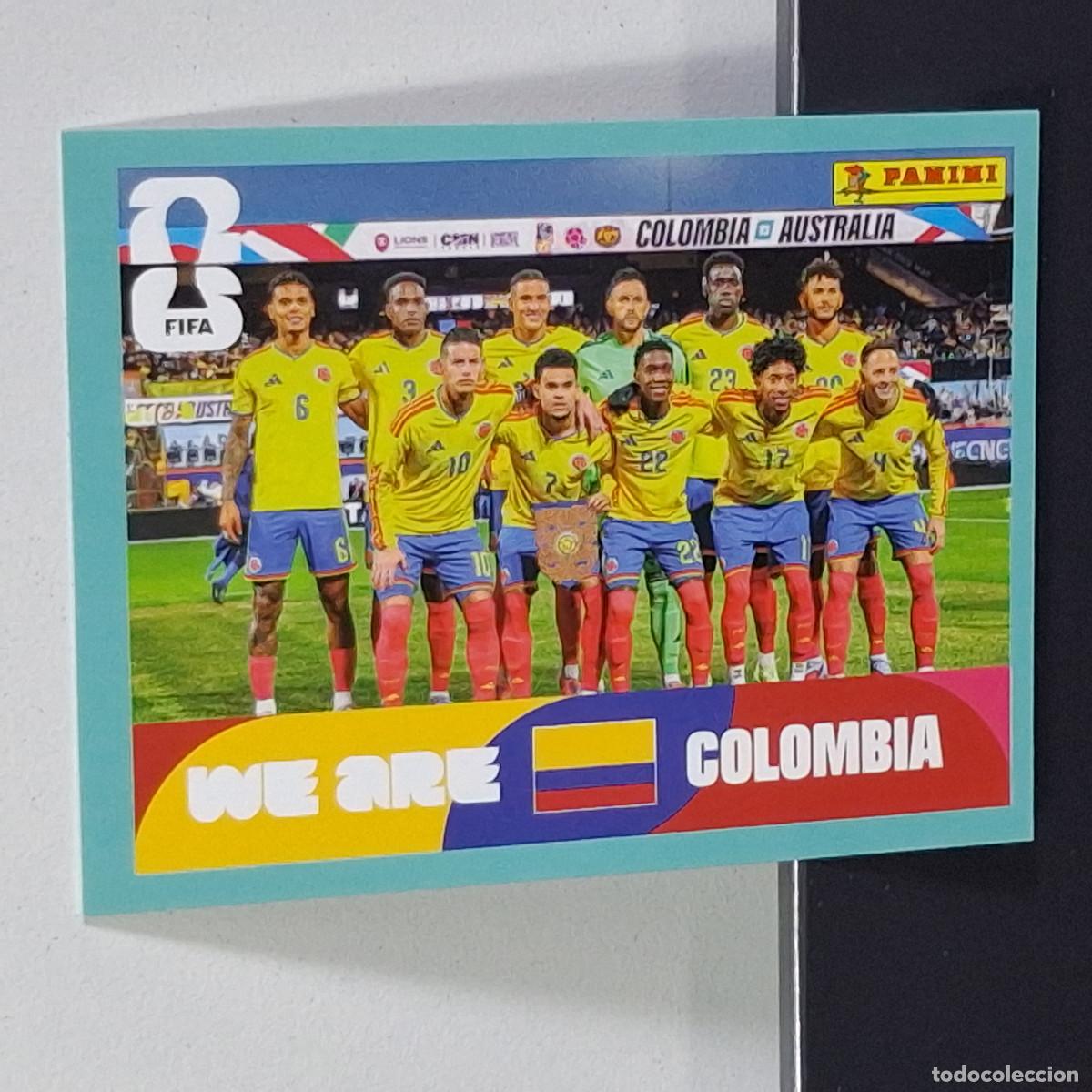 Cromos de F&uacute;tbol: B3 COL13 TEAM PHOTO EQUIPO 13 COLOMBIA COL MUNDIAL FIFA WORLD CUP 2026 STICKER PANINI