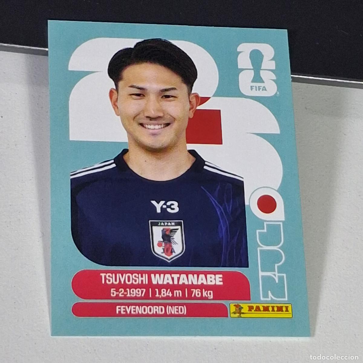 Cromos de F&uacute;tbol: B3 JPN7 TSUYOSHI WATANABE 7 JAP&Oacute;N JAPAN JPN MUNDIAL FIFA WORLD CUP 2026 STICKER PANINI
