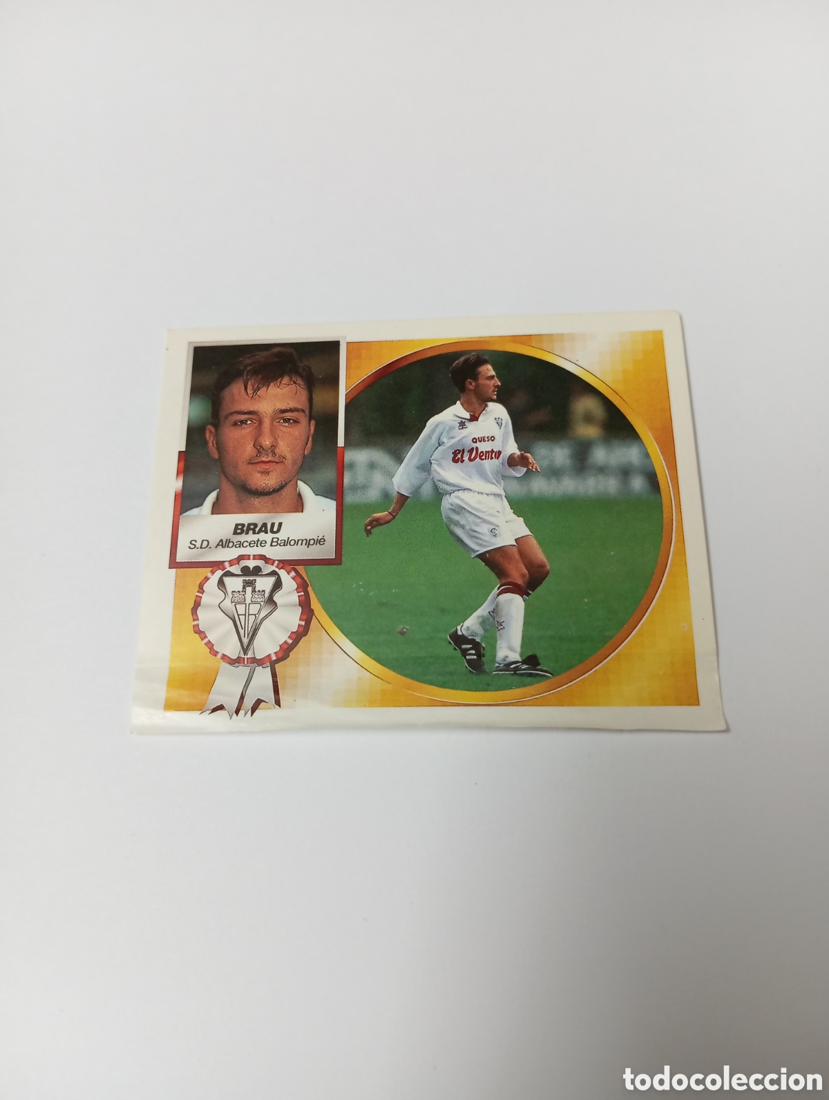 Cromos de F&uacute;tbol: BRAU COLOCA Albacete Liga Este 1994 1995 NUEVO SIN PEGAR PANINI 94 95