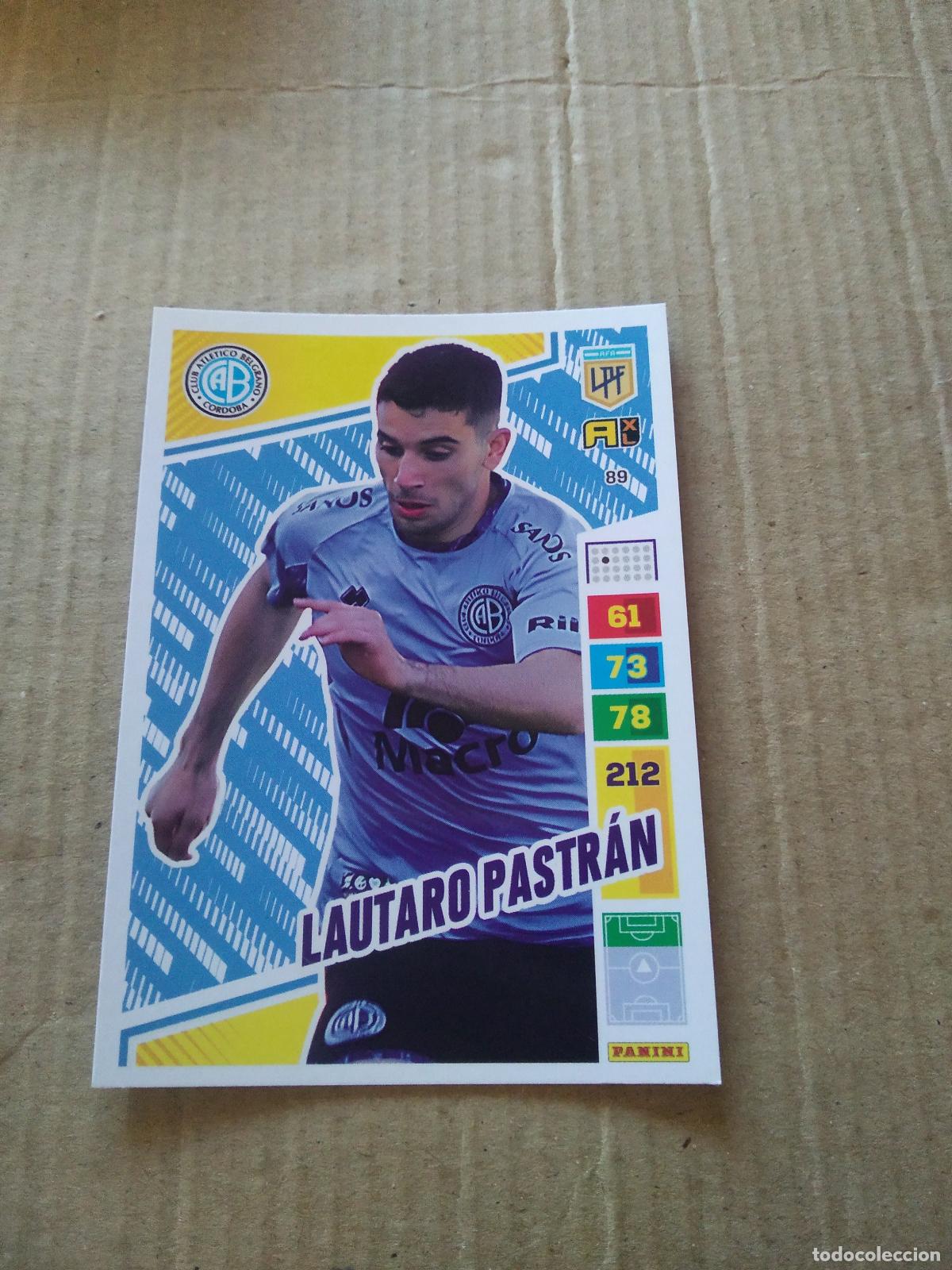 Cromos de F&uacute;tbol: 89 LAUTARO PASTRAN BELGRANO CROMO FUTBOL PANINI ARGENTINO 2023 LIGA ARGENTINA ADRENALYN