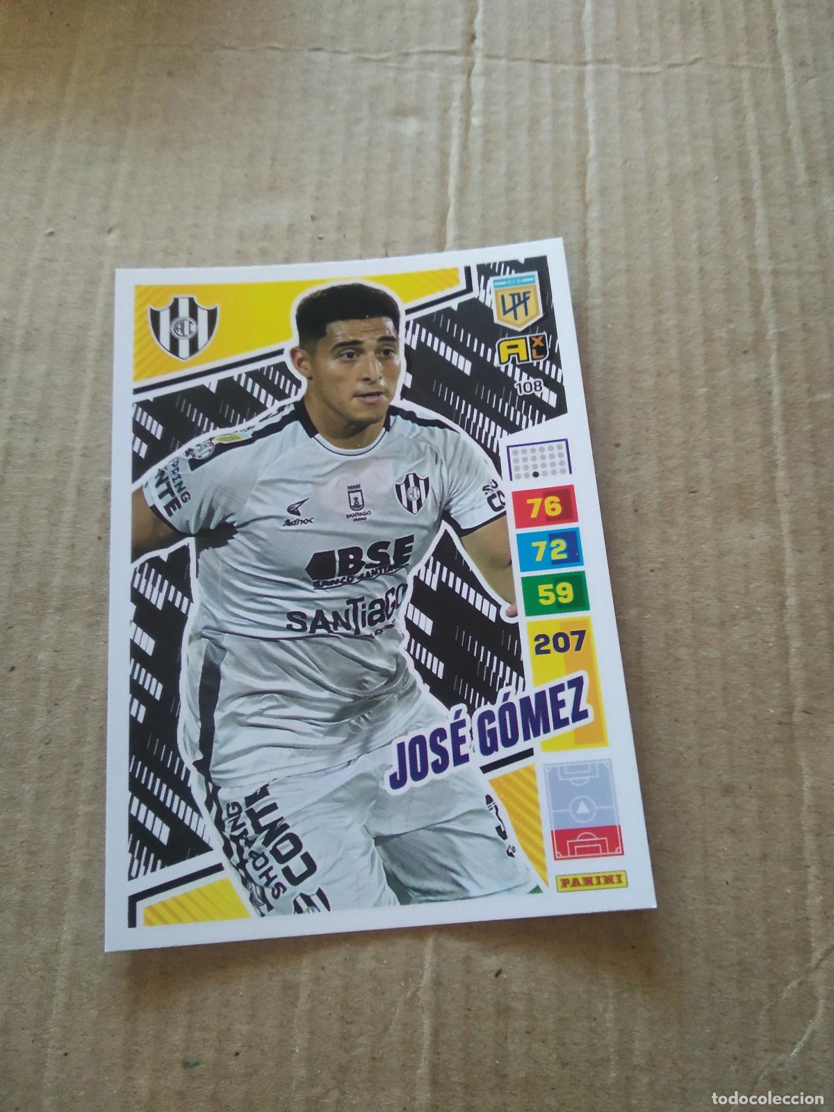 Cromos de F&uacute;tbol: 108 JOSE GOMEZ CENTRAL CORDOBA CROMO FUTBOL PANINI ARGENTINO 2023 LIGA ARGENTINA ADRENALYN