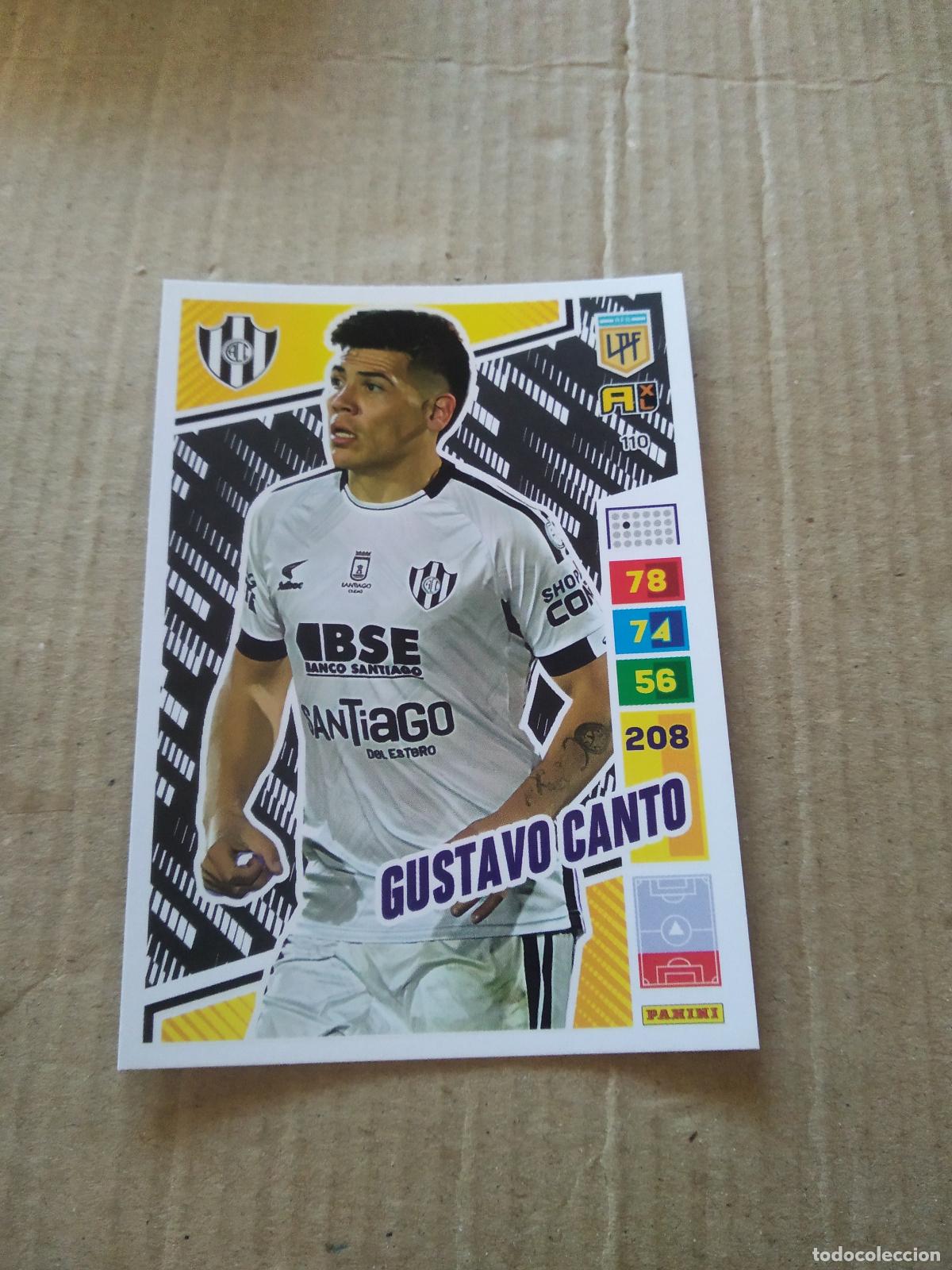 Cromos de F&uacute;tbol: 110 GUSTAVO CANTO CENTRAL CORDOBA CROMO FUTBOL PANINI ARGENTINO 2023 LIGA ARGENTINA ADRENALYN