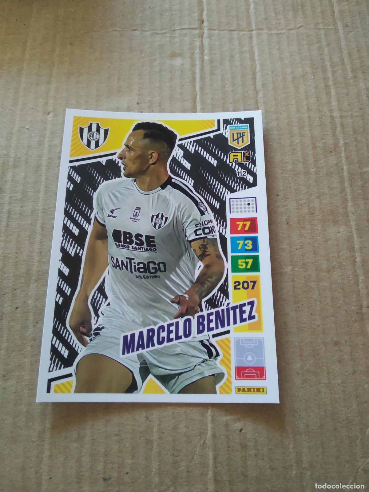 Cromos de F&uacute;tbol: 112 MARCELO BENITEZ CENTRAL CORDOBA CROMO FUTBOL PANINI ARGENTINO 2023 LIGA ARGENTINA ADRENALYN