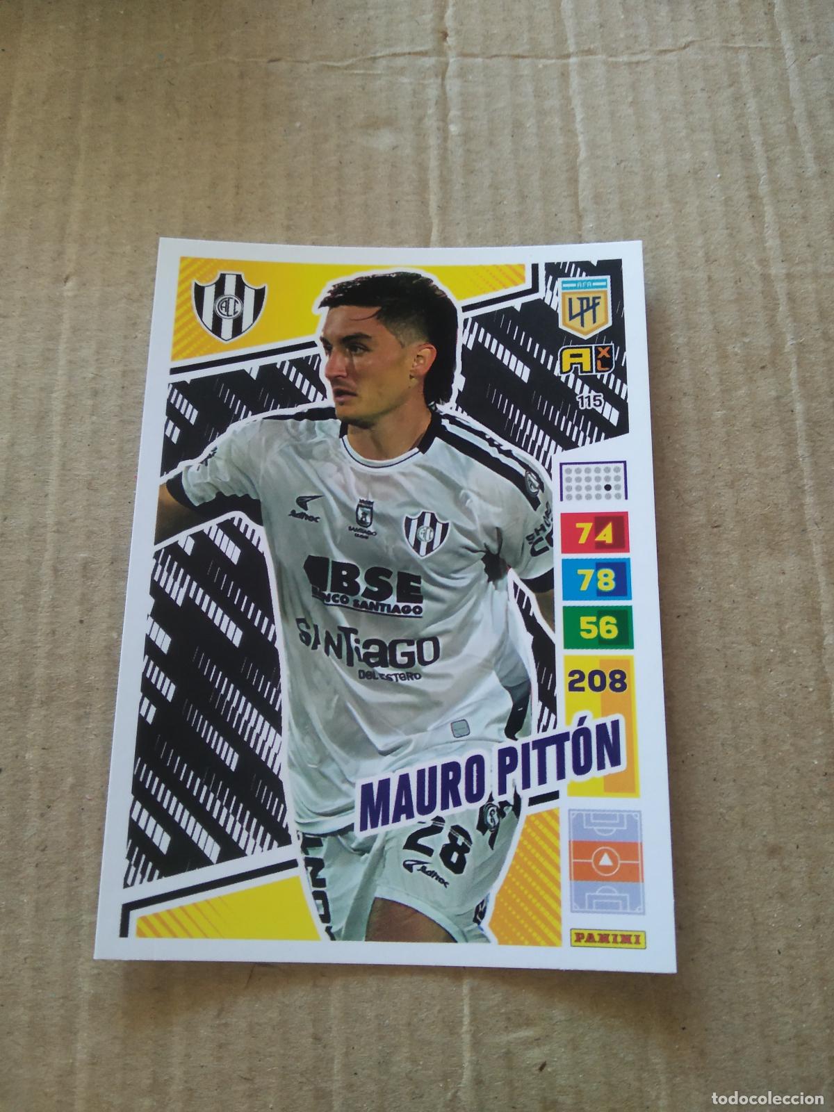 Cromos de F&uacute;tbol: 115 MAURO PITTON CENTRAL CORDOBA CROMO FUTBOL PANINI ARGENTINO 2023 LIGA ARGENTINA ADRENALYN