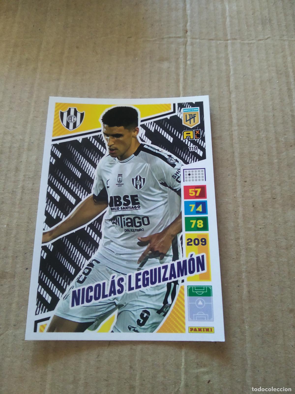 Cromos de F&uacute;tbol: 119 NICOLAS LEGUIZAMON CENTRAL CORDOBA CROMO FUTBOL PANINI ARGENTINO 2023 LIGA ARGENTINA ADRENALYN