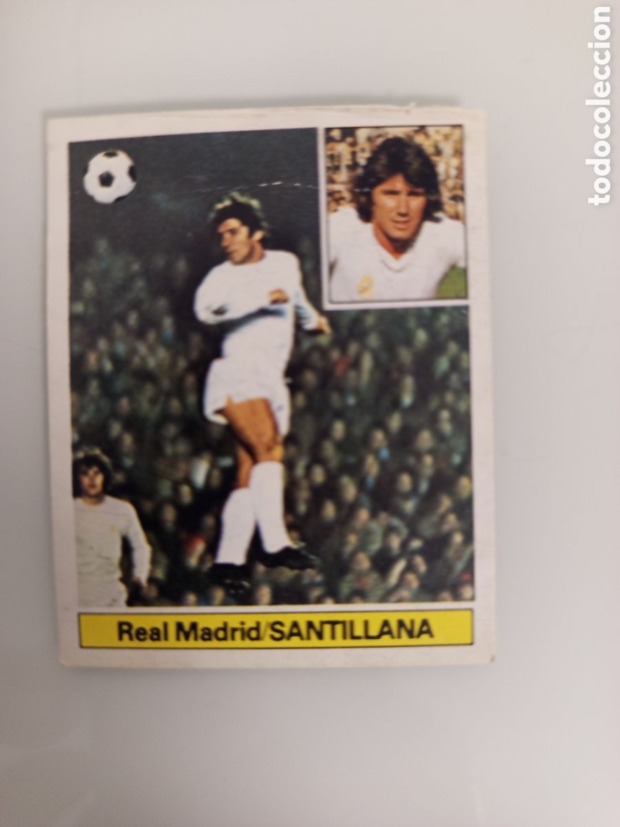 Cromos de F&uacute;tbol: ❇️ CROMO CARD SANTILLANA REAL MADRID 81 82 1981 1982 EDICIONES ESTE DESPEGADO DE &Aacute;LBUM ❇️