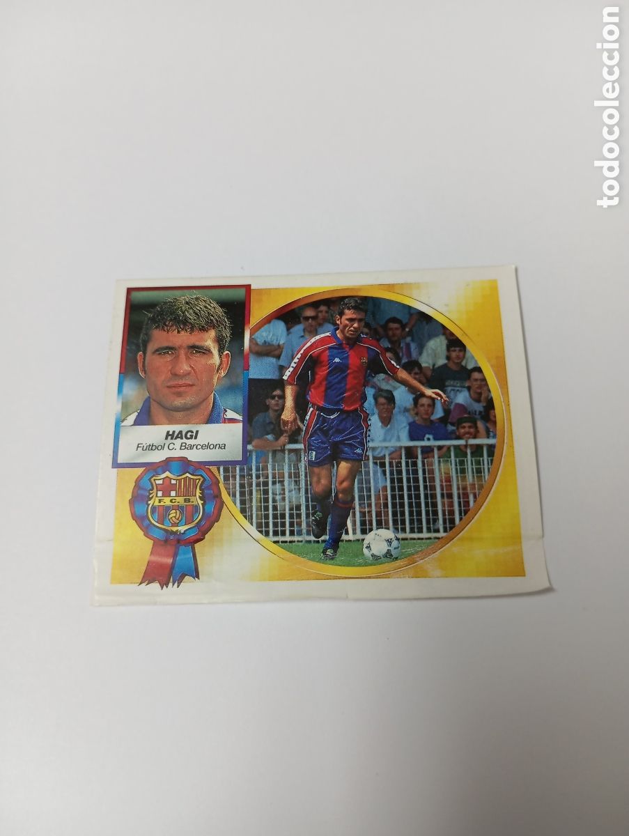 Cromos de F&uacute;tbol: HAGI COLOCA Barcelona Liga Este 1994 1995 Recuperado PANINI 94 95
