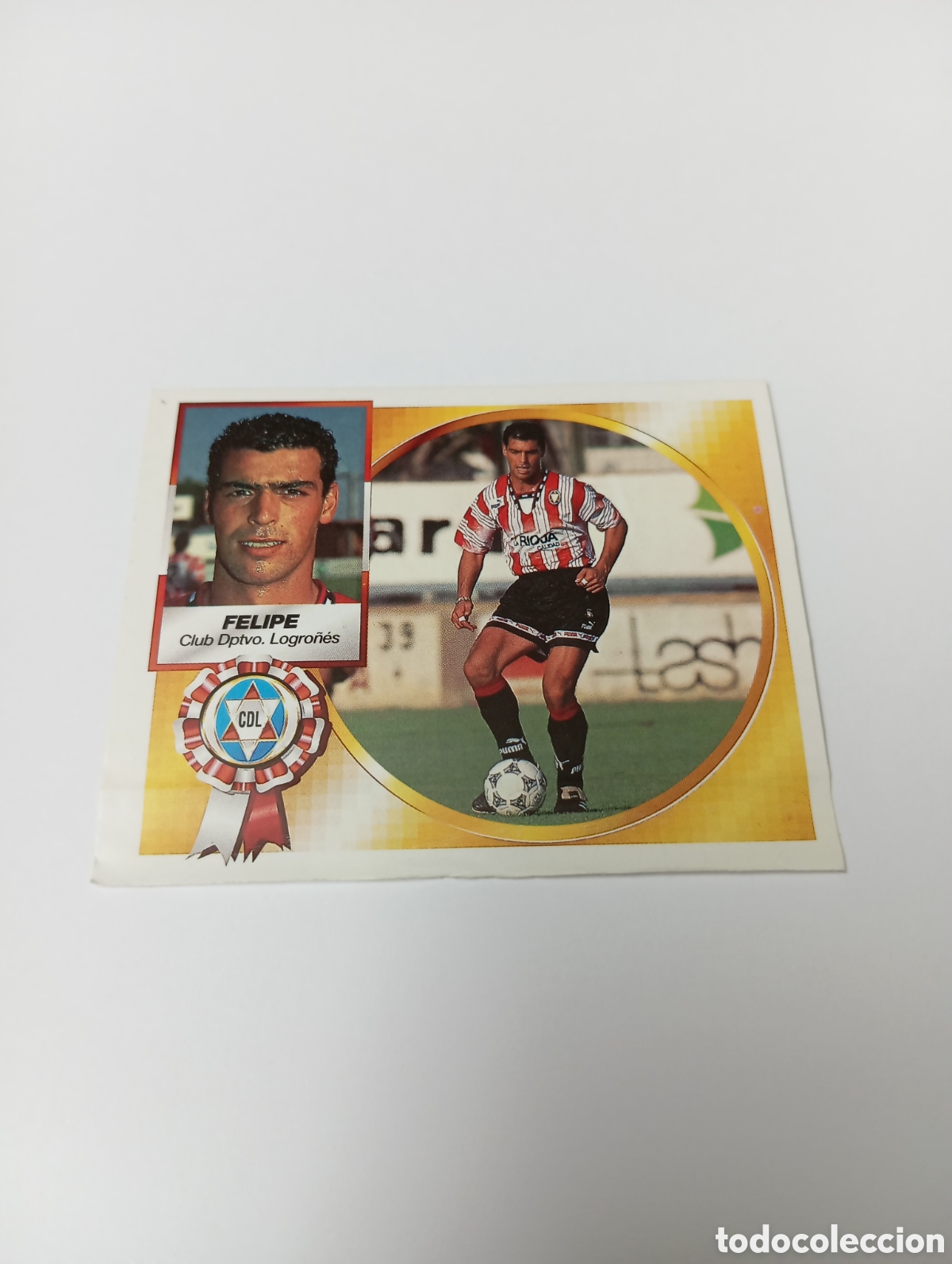 Cromos de F&uacute;tbol: FELIPE COLOCA Logro&ntilde;&eacute;s Liga Este 1994 1995 NUEVO SIN PEGAR PANINI 94 95