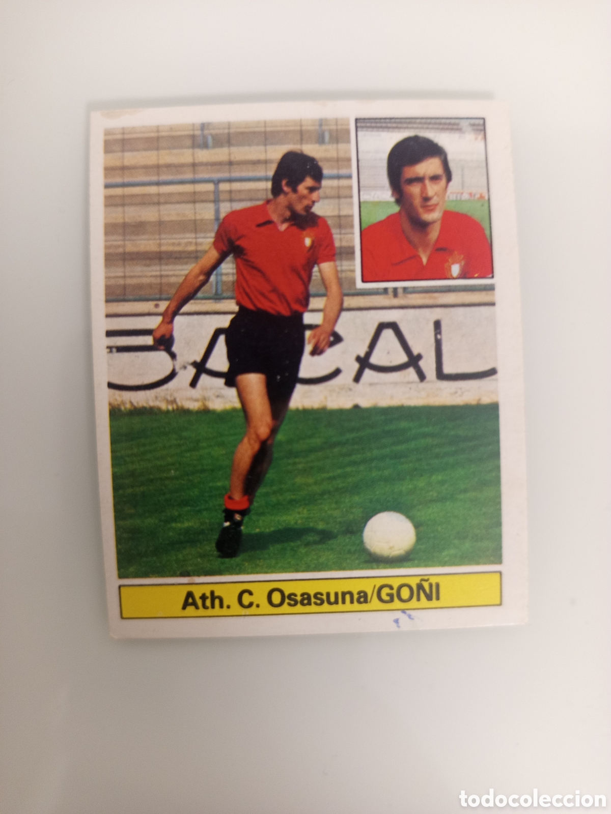 Football Stickers: ❇️ CROMO ⚽ GO&Ntilde;I OSASUNA 81 82 1981 1982 EDICIONES ESTE DESPEGADO DE &Aacute;LBUM ❇️