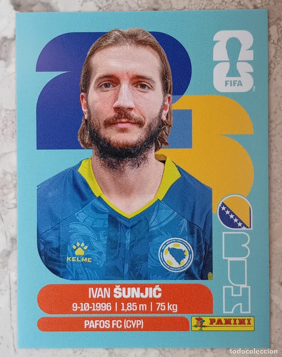 Football Stickers: Figurina Panini 2026 Cromo World Cup Usa Mundial 2026 Ivan Sunjic Bosnia n BIH 11