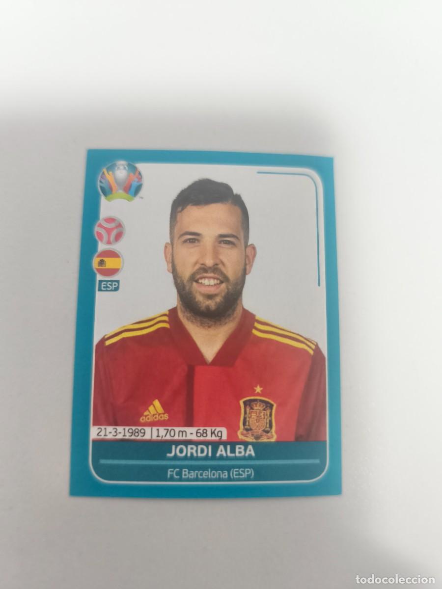 Football Stickers: UEFA EURO 2020 PREVIEW EUROCOPA PANINI JORDI ALBA 15 ESP CRM2