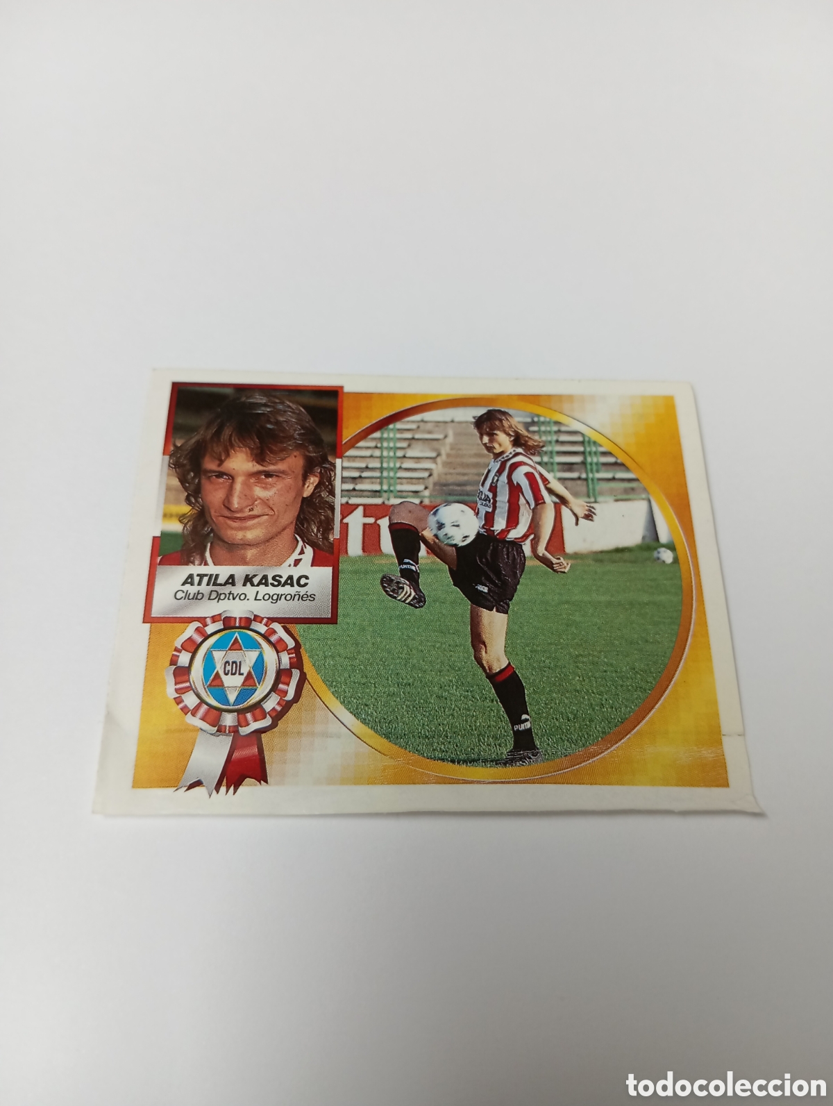 Football Stickers: ATILA KASAC COLOCA Logro&ntilde;&eacute;s Liga Este 1994 1995 Recuperado PANINI 94 95
