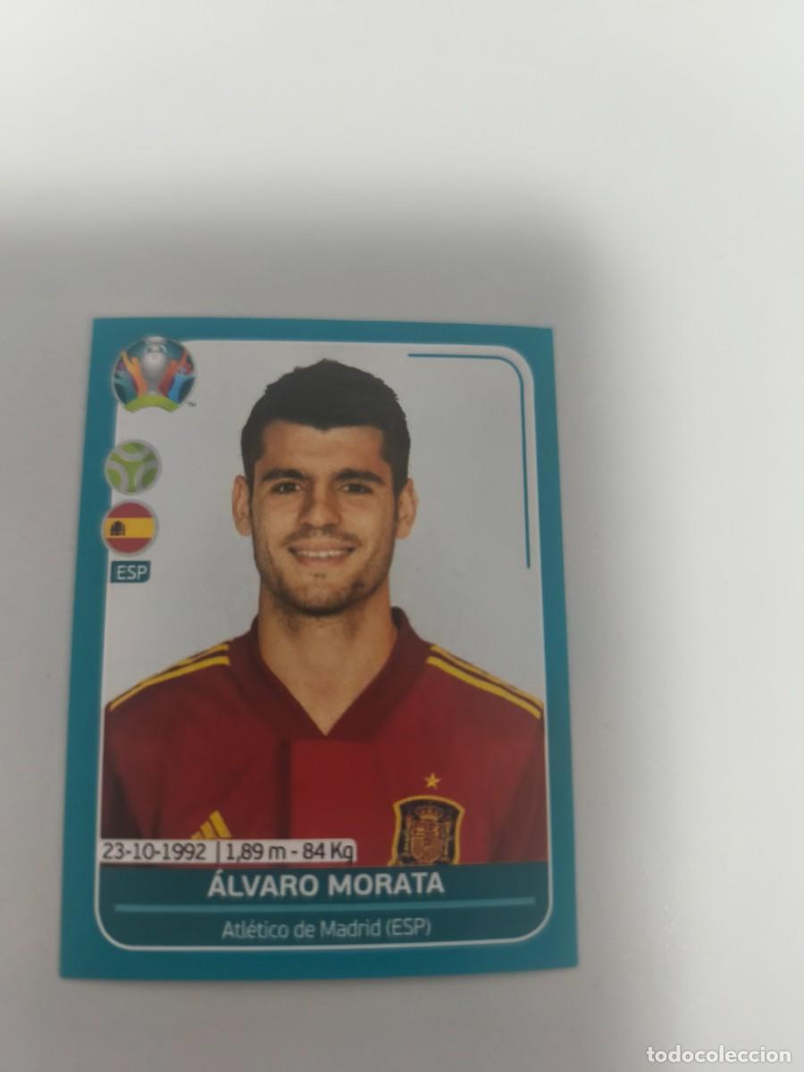 Cromos de F&uacute;tbol: UEFA EURO 2020 PREVIEW EUROCOPA PANINI ALVARO MORATA 27 ESP CRM2