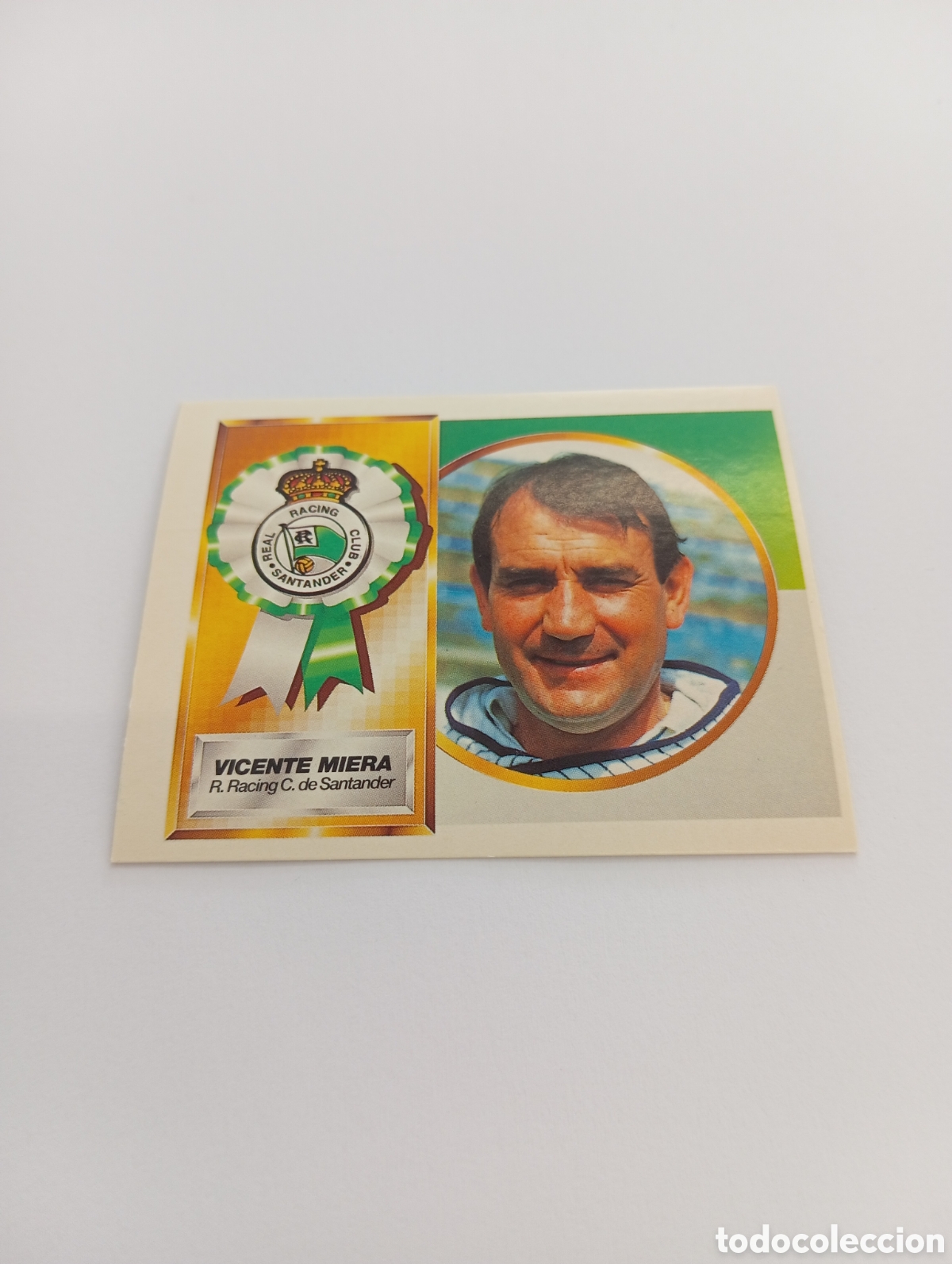 Football Stickers: ENTRENADOR VICENTE MIERA Racing de Santander Liga Este 1994 1995 NUEVO SIN PEGAR PANINI 94 95