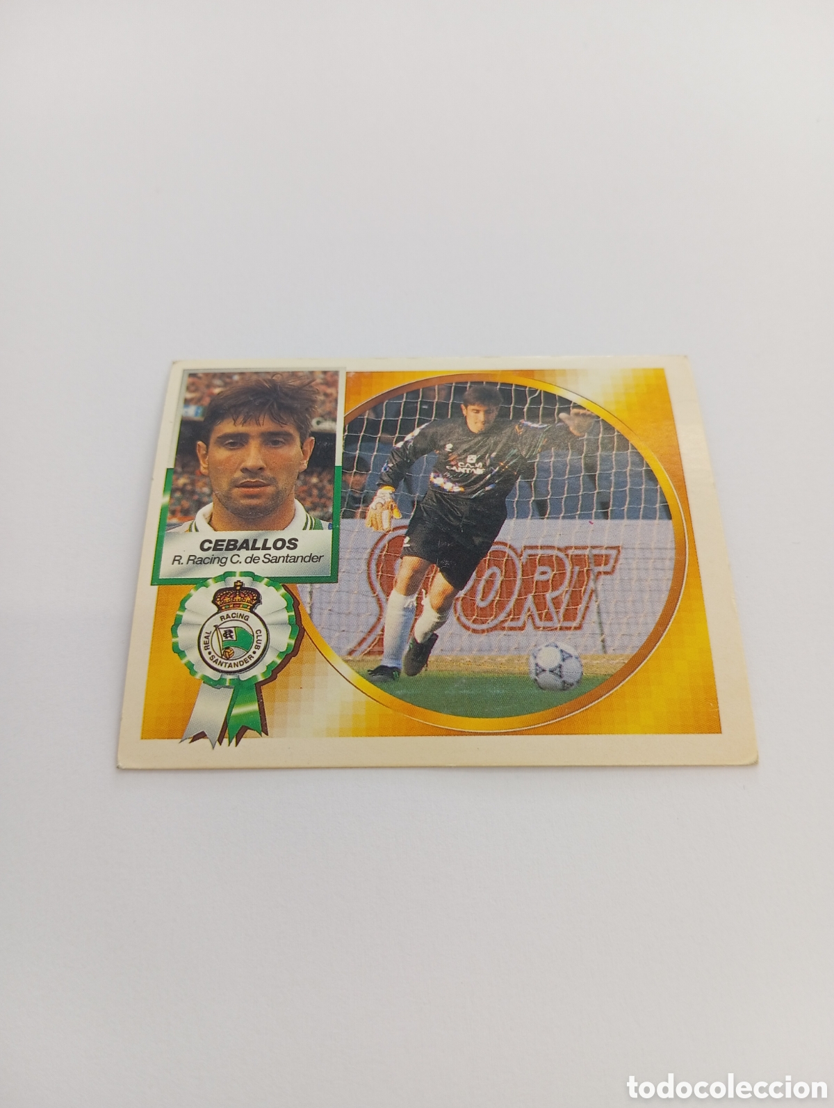 Cromos de F&uacute;tbol: CEBALLOS Racing de Santander Liga Este 1994 1995 NUEVO SIN PEGAR PANINI 94 95