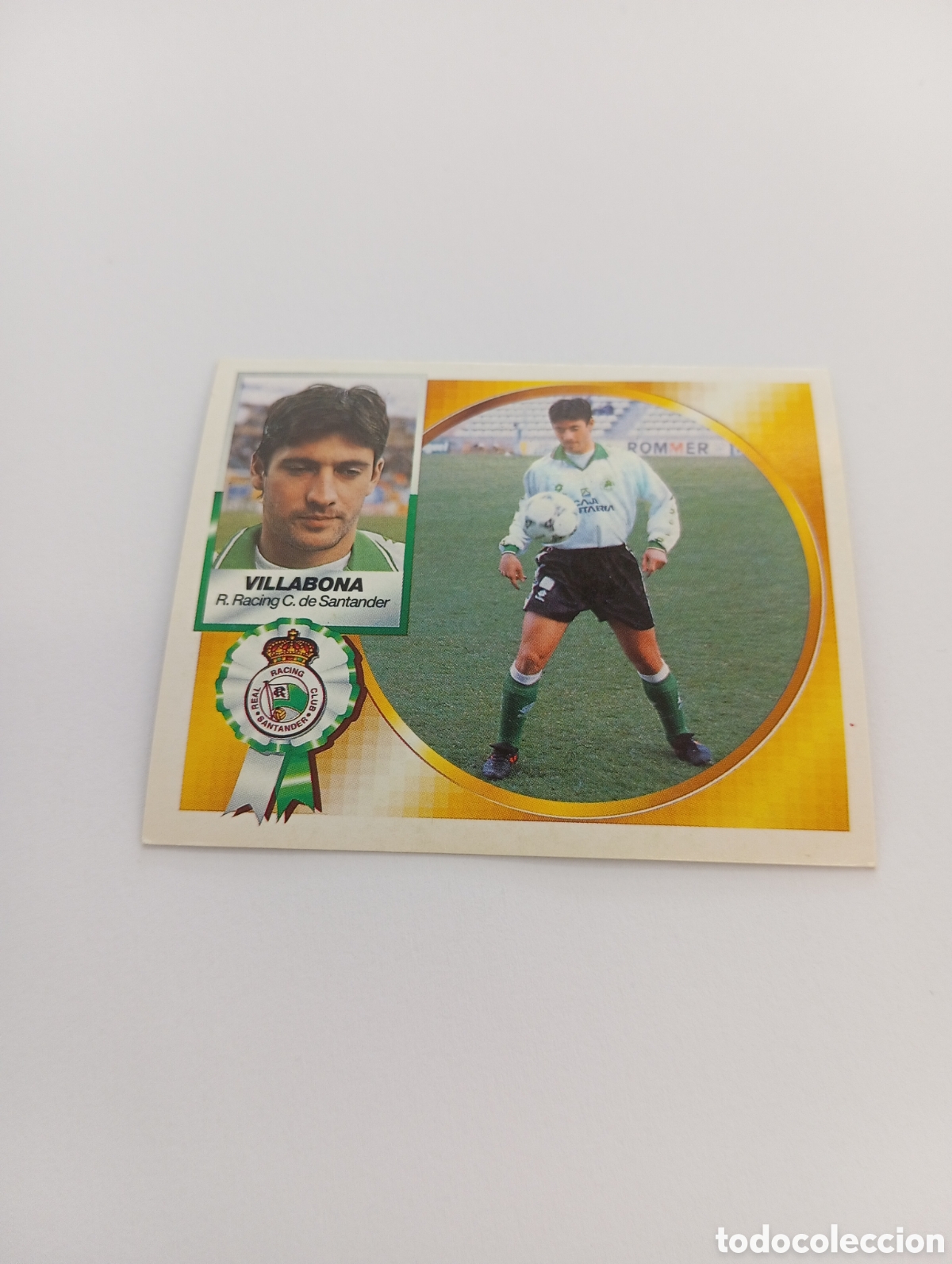 Cromos de F&uacute;tbol: VILLABONA Racing de Santander Liga Este 1994 1995 NUEVO SIN PEGAR PANINI 94 95
