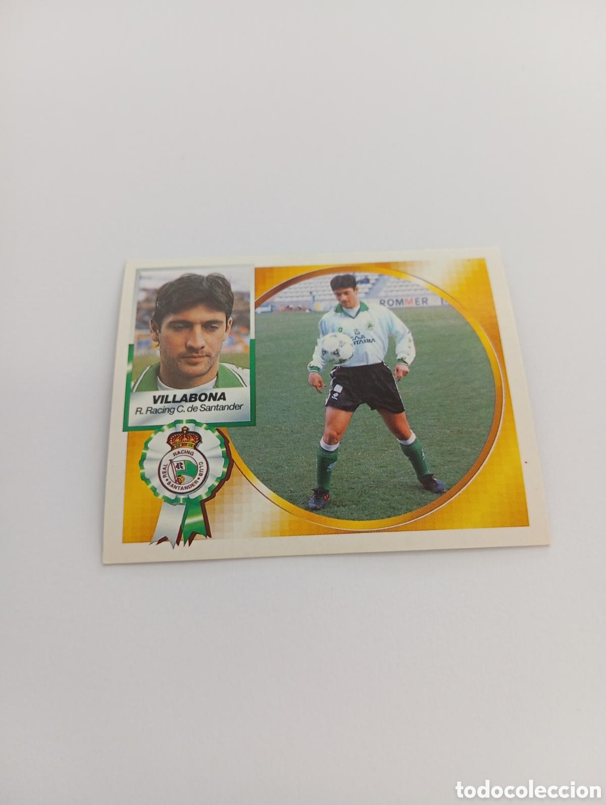 Cromos de F&uacute;tbol: VILLABONA Racing de Santander Liga Este 1994 1995 NUEVO SIN PEGAR PANINI 94 95