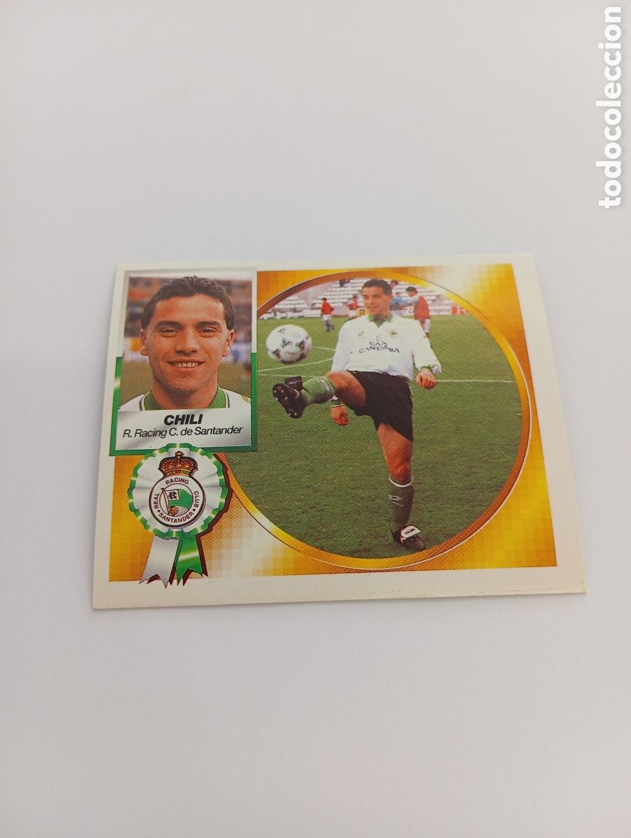 Cromos de F&uacute;tbol: CHILI Racing de Santander Liga Este 1994 1995 NUEVO SIN PEGAR PANINI 94 95