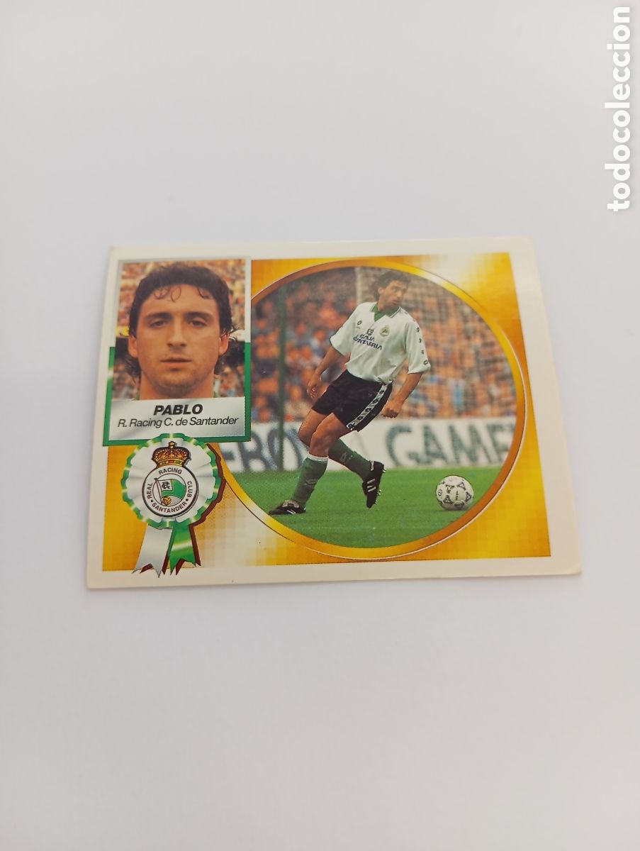 Cromos de F&uacute;tbol: PABLO Racing de Santander Liga Este 1994 1995 NUEVO SIN PEGAR PANINI 94 95
