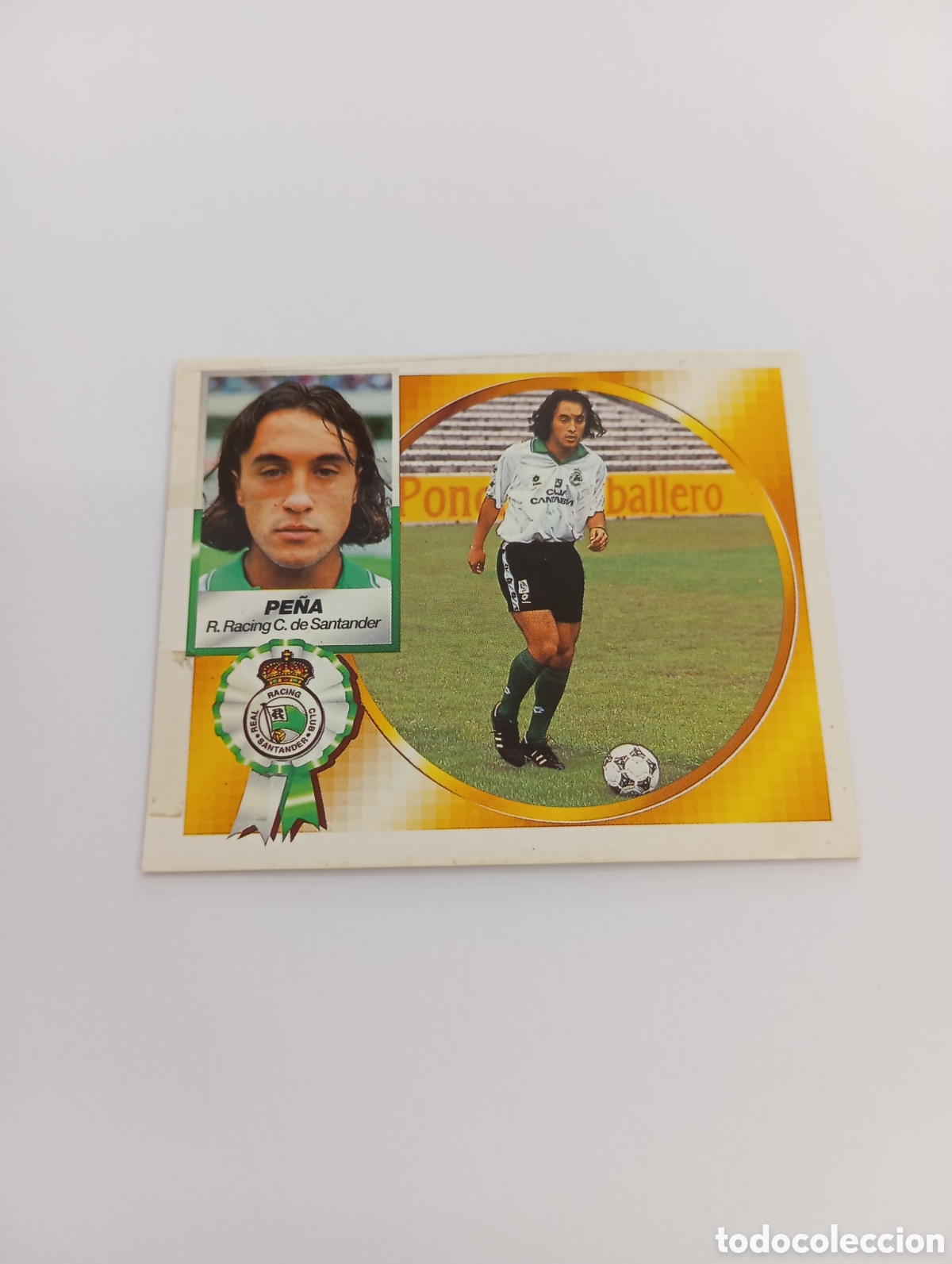 Cromos de F&uacute;tbol: PE&Ntilde;A COLOCA Racing de Santander Liga Este 1994 1995 NUEVO SIN PEGAR PANINI 94 95