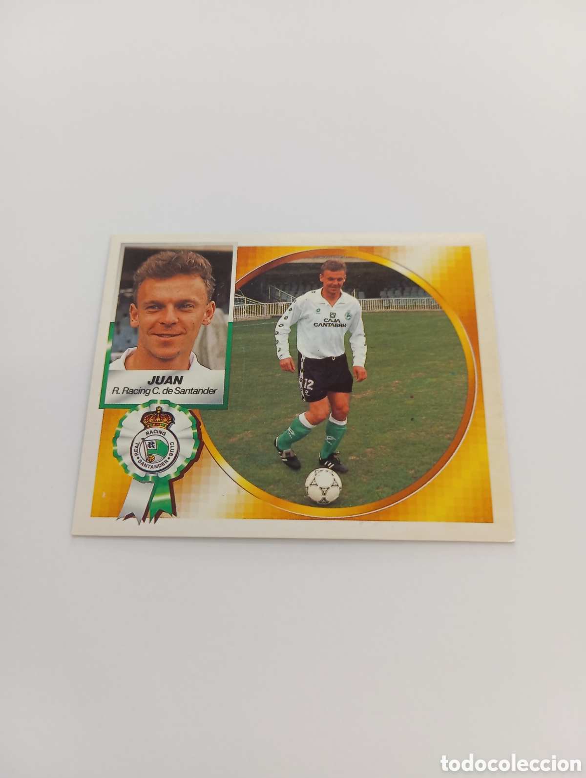 Cartes &agrave; collectionner de Football: JUAN COLOCA Racing de Santander Liga Este 1994 1995 NUEVO SIN PEGAR PANINI 94 95