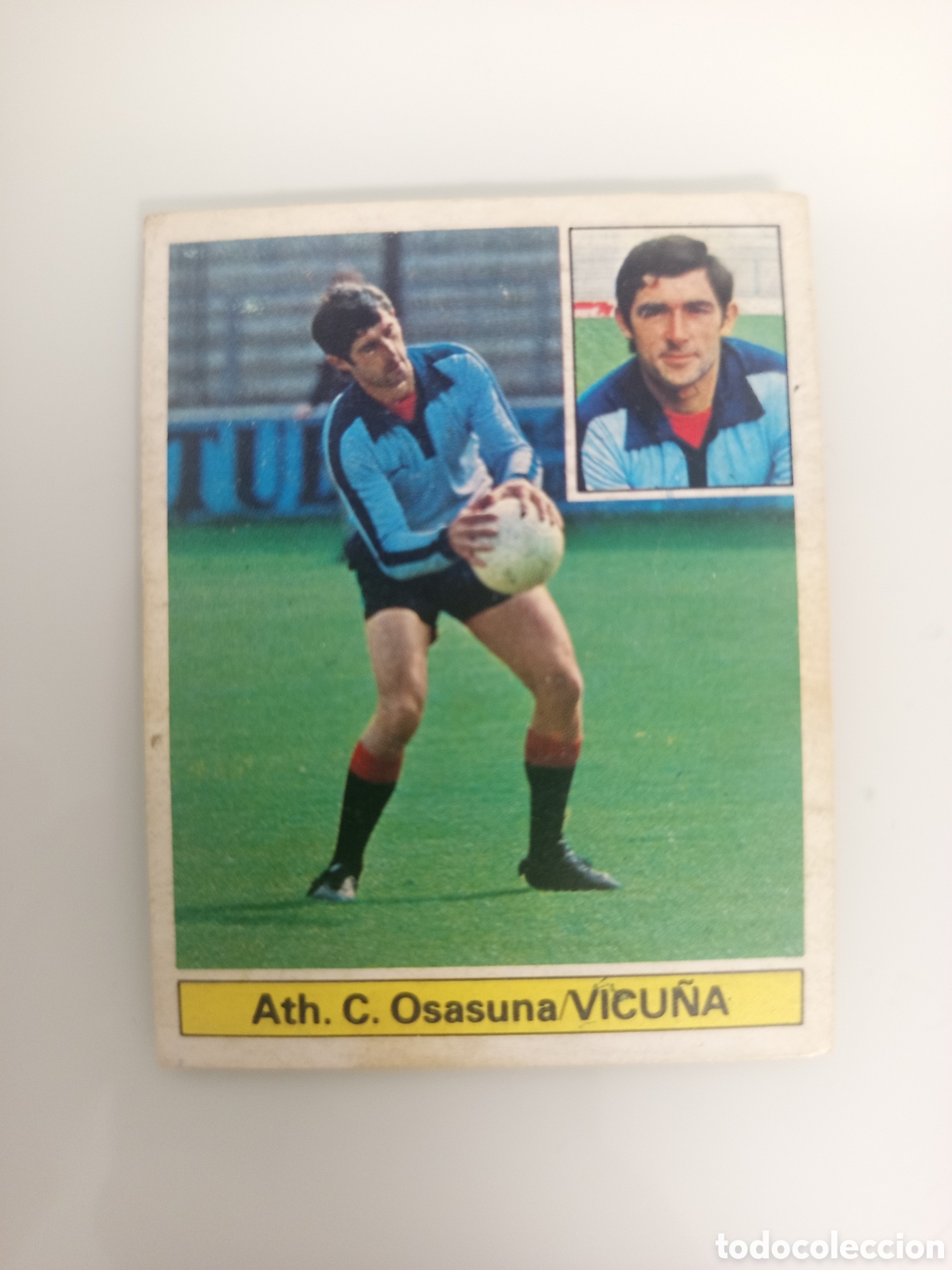 Cromos de F&uacute;tbol: ❇️ CROMO ⚽ VICU&Ntilde;A OSASUNA 81 82 1981 1982 EDICIONES ESTE DESPEGADO DE &Aacute;LBUM ❇️