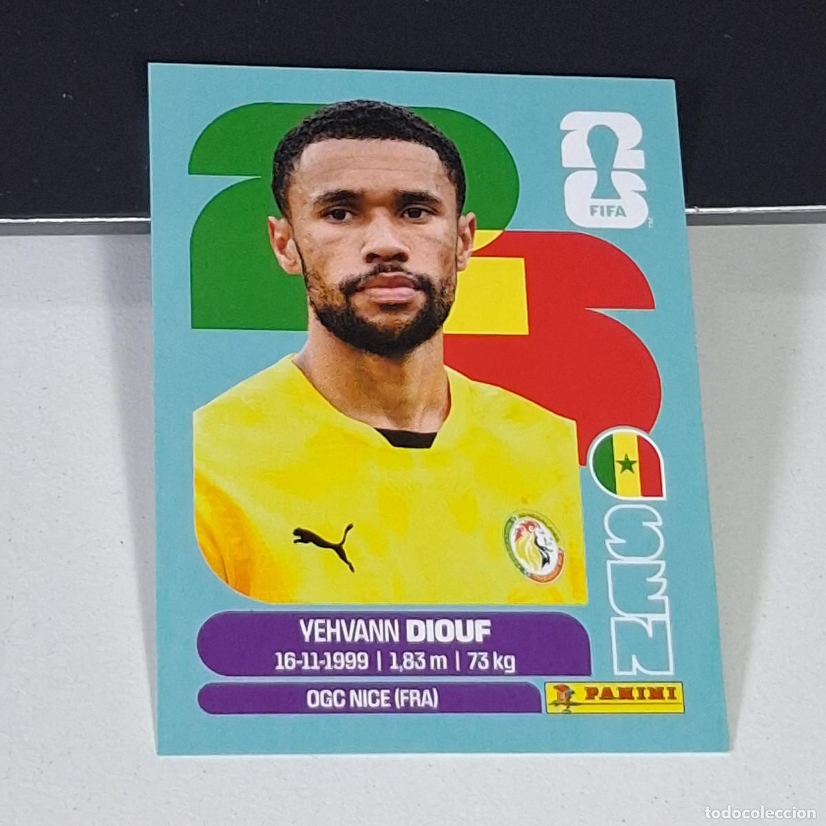Cromos de F&uacute;tbol: B3 SEN3 YEHVANN DIOUF 3 SENEGAL SEN MUNDIAL FIFA WORLD CUP 2026 STICKER PANINI